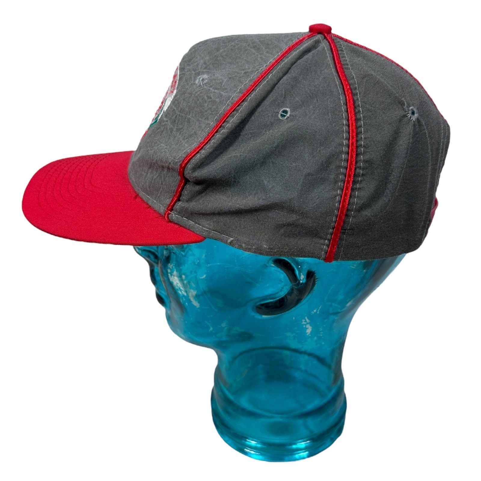 The Game Vintage The Game Cincinnati Reds Snapback Hat OS Gray 90s Size ONE SIZE - 3 Thumbnail
