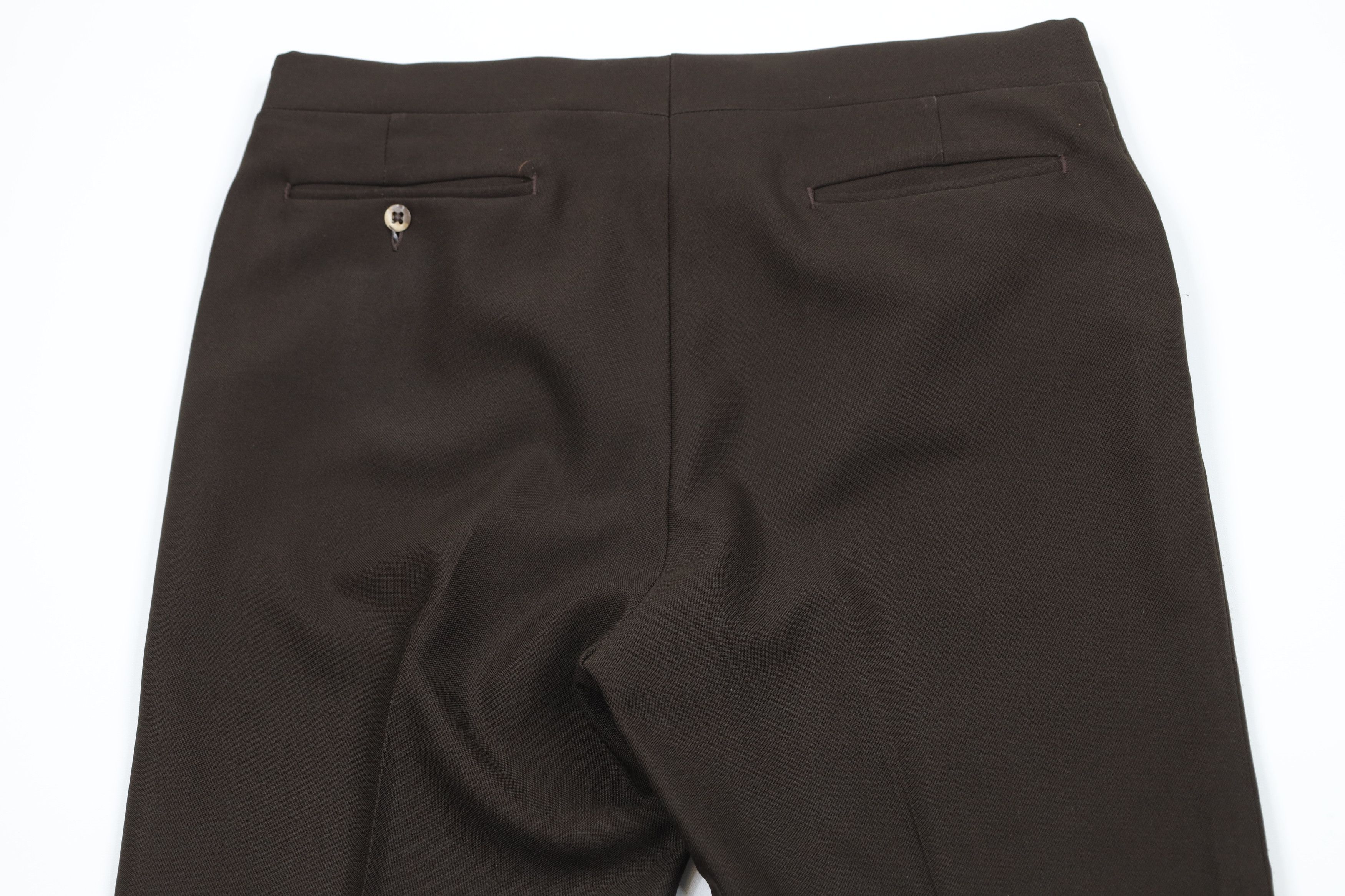 Vintage Vintage 70s Streetwear Flared Wide Leg Chino Pants Brown USA Size US 36 / EU 52 - 11 Thumbnail