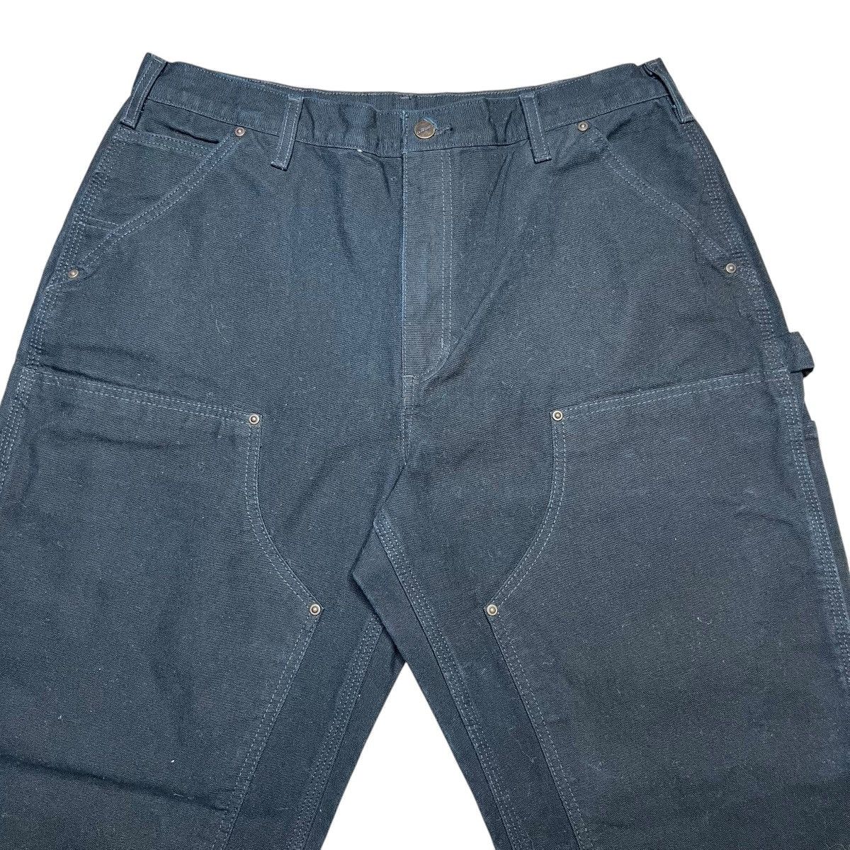 Carhartt × Vintage 2000s Carhartt Black Double Knee Carpenter Dungaree Pants Size US 34 / EU 50 - 4 Thumbnail