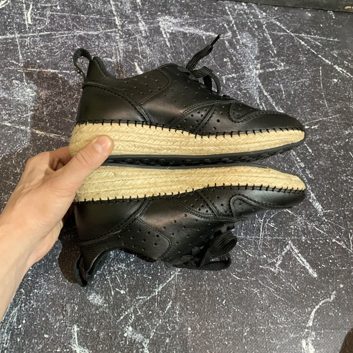 Tod's Tod’s Black Leather Sneakers With Rope Heel Size 36.5 Size US 6.5 / IT 36.5 - 16 Thumbnail