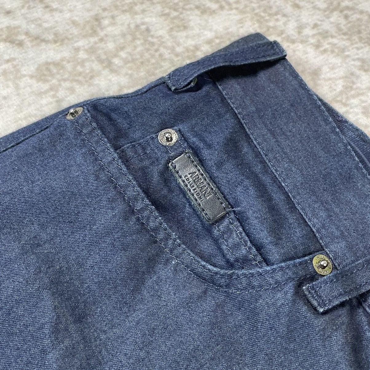 Armani × Giorgio Armani Armani Collezioni Italy Real Baggy Mettalic Logo Pants Size US 32 / EU 48 - 6 Thumbnail