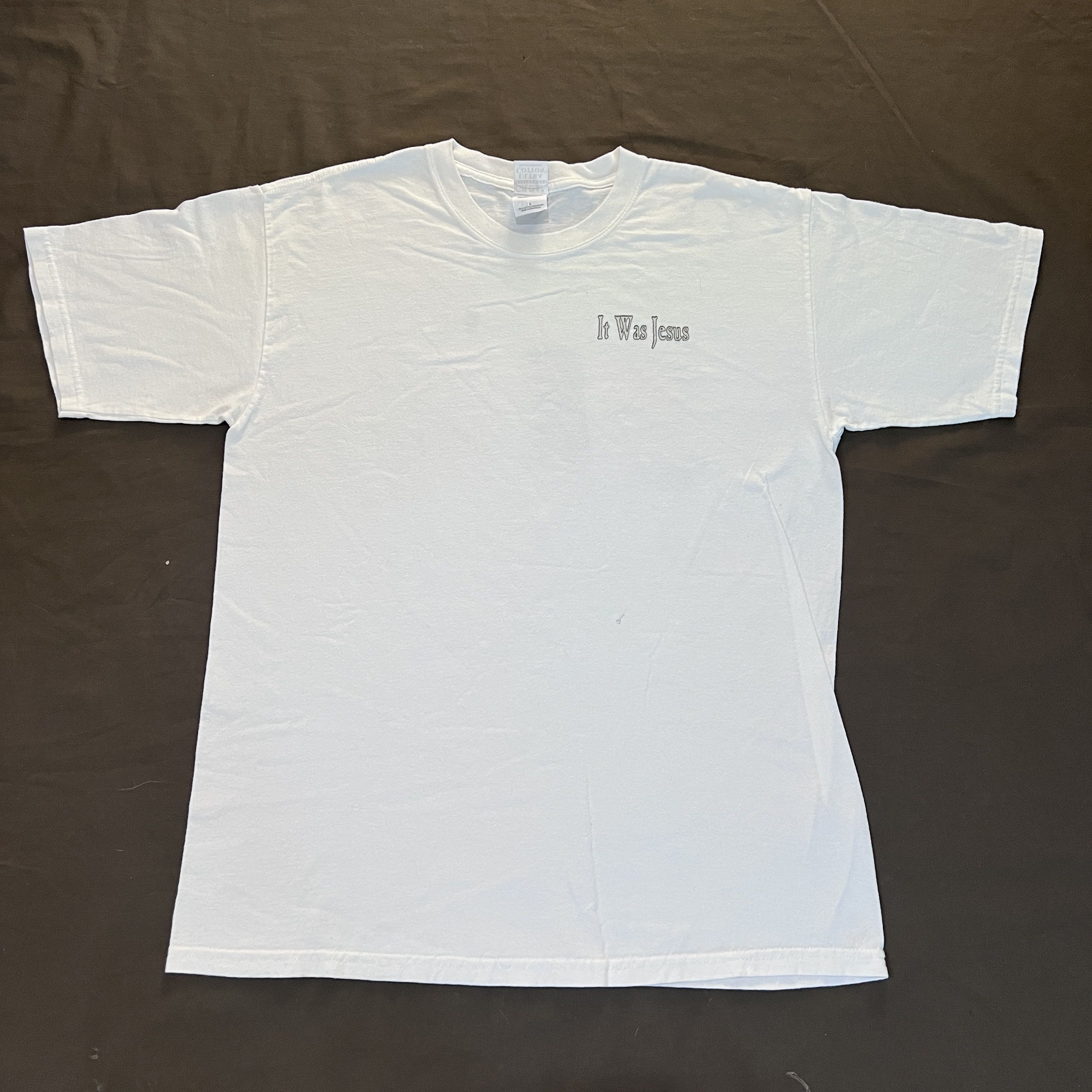 Vintage Vintage Y2K Jesus God Bible Holy Promo Tee Size US L / EU 52-54 / 3 - 4 Thumbnail