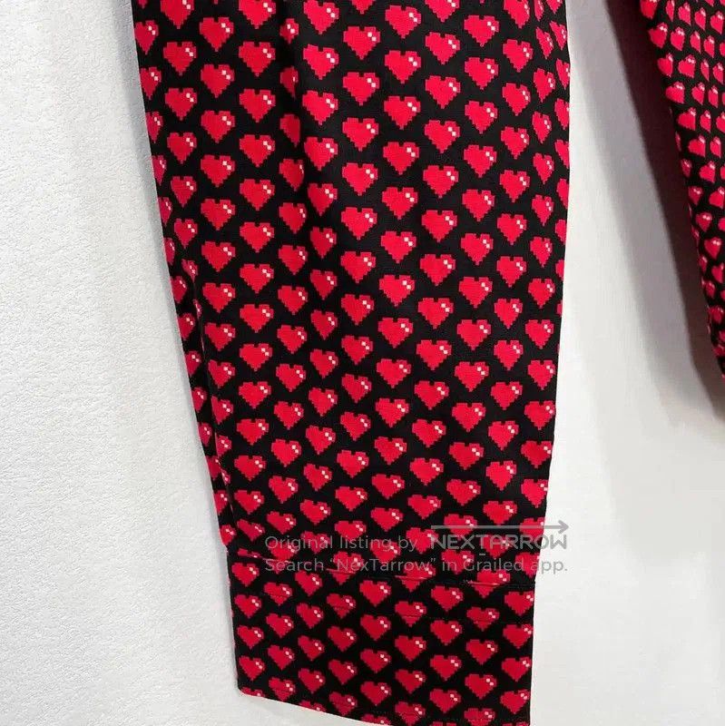 Moschino Moschino Red Cotton Long Sleeve Shirt . Size US L / EU 52-54 / 3 - 3 Thumbnail