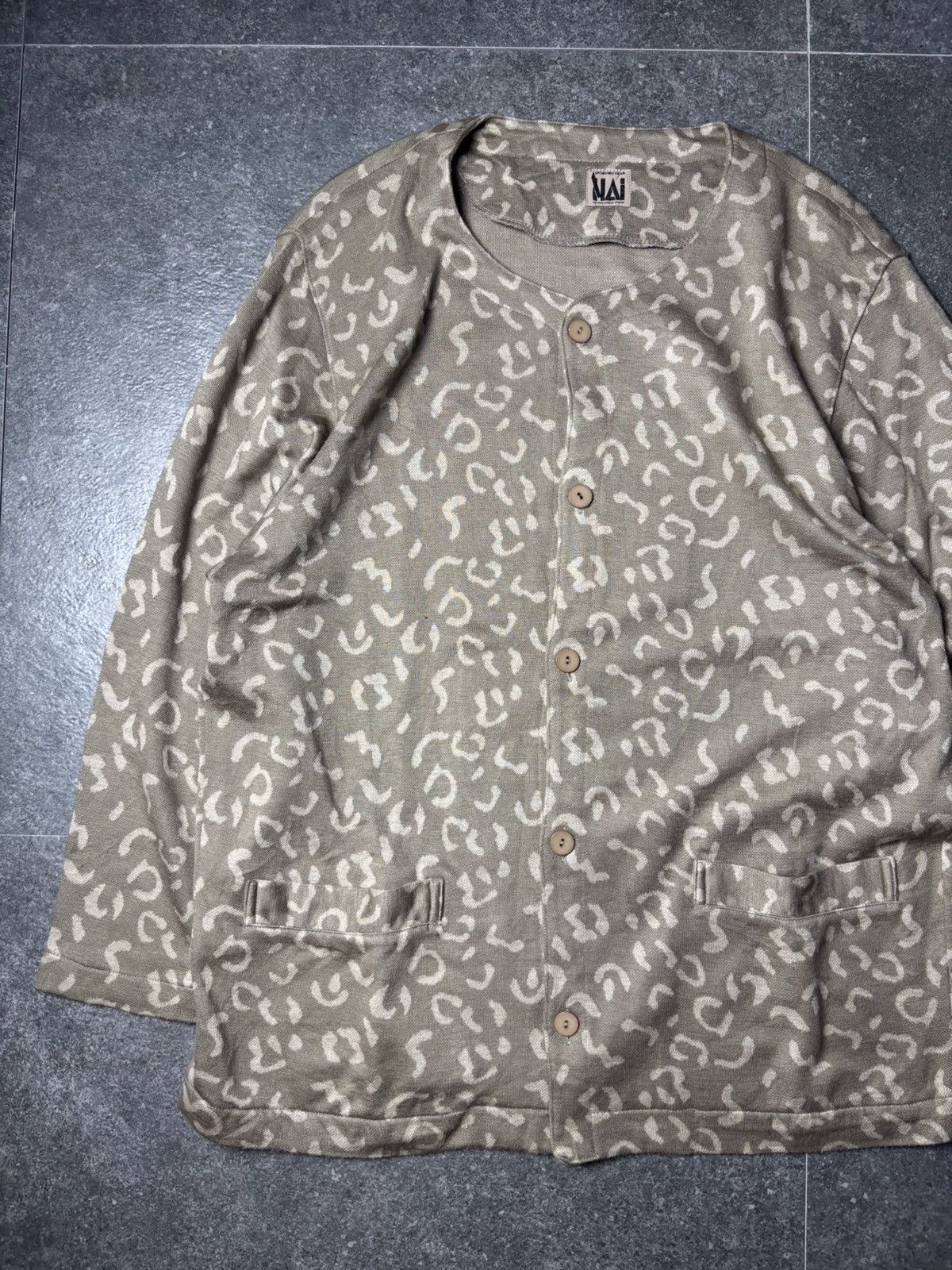 Hai Sporting Gear 1980s Hai Sporting Gear Pattern Button Sweatshirt Size US L / EU 52-54 / 3 - 3 Thumbnail