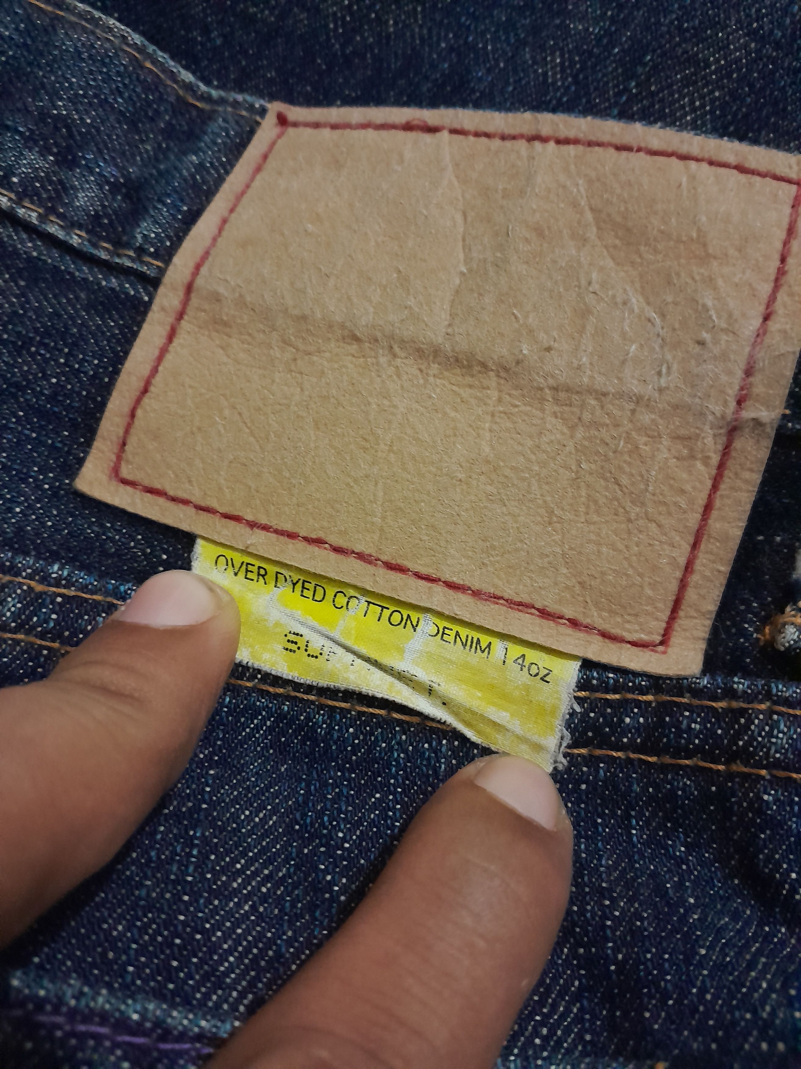 Japanese Brand Sophnet over dyed cotton denim 14oz denim pants Size US 32 / EU 48 - 12 Thumbnail