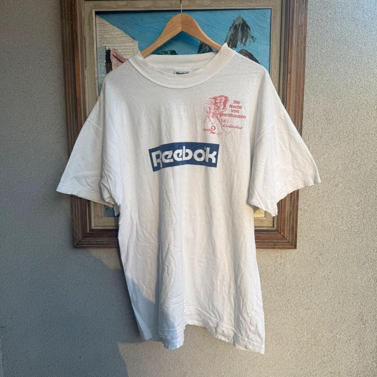 Reebok Reebok T shirt Printed 1992 Marathon Size US L / EU 52-54 / 3 - 1 Thumbnail
