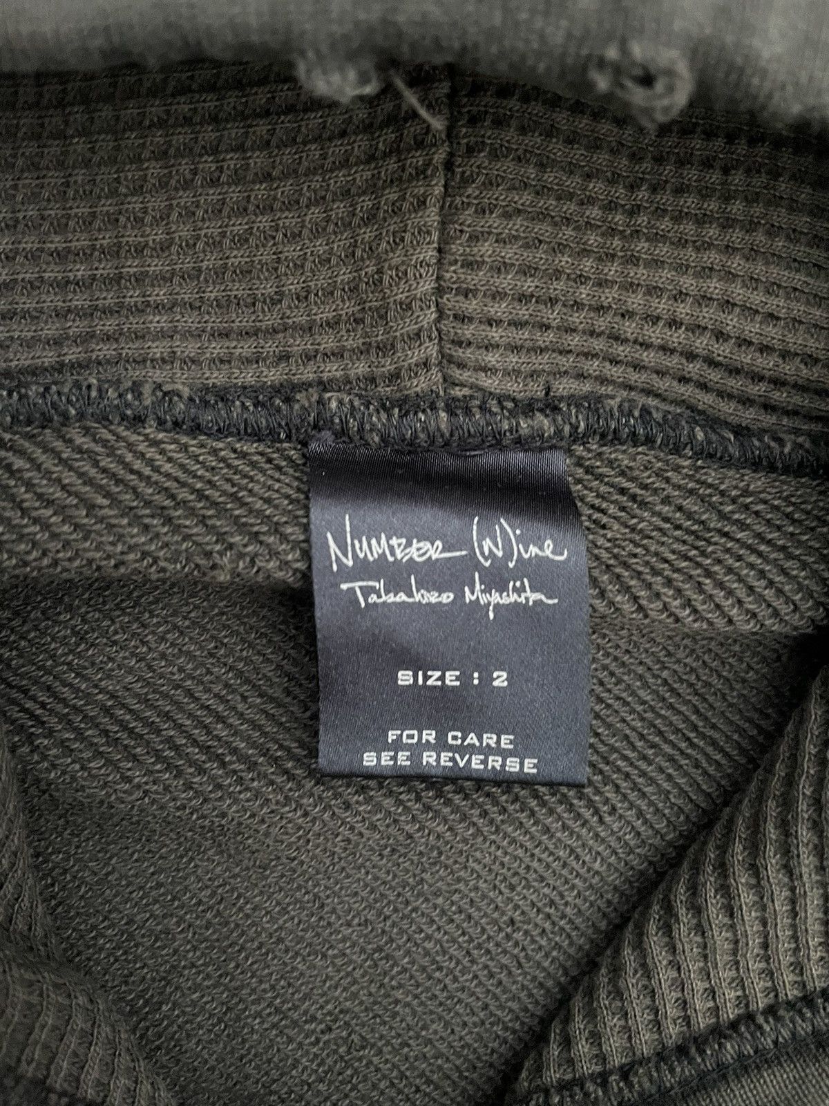 Number (N)ine SS05 “Nightcrawler” Distressed Zip Hoodie Size US M / EU 48-50 / 2 - 4 Thumbnail