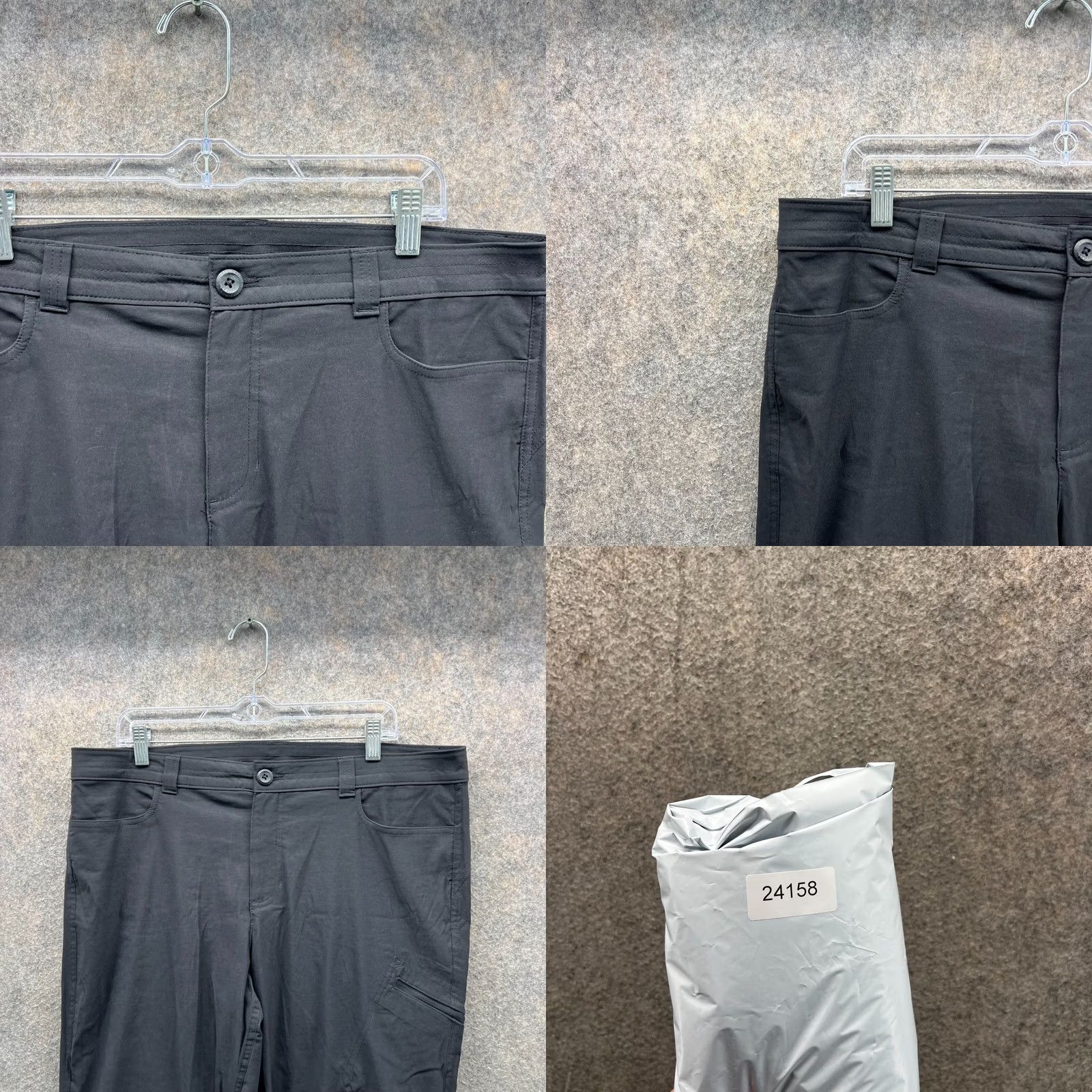 Eddie Bauer VINTAGE Eddie Bauer Pants Women 16W Black Capri Flat Front Casual Dress Straight Leg Size 26" / US 2 / IT 38 - 8 Thumbnail