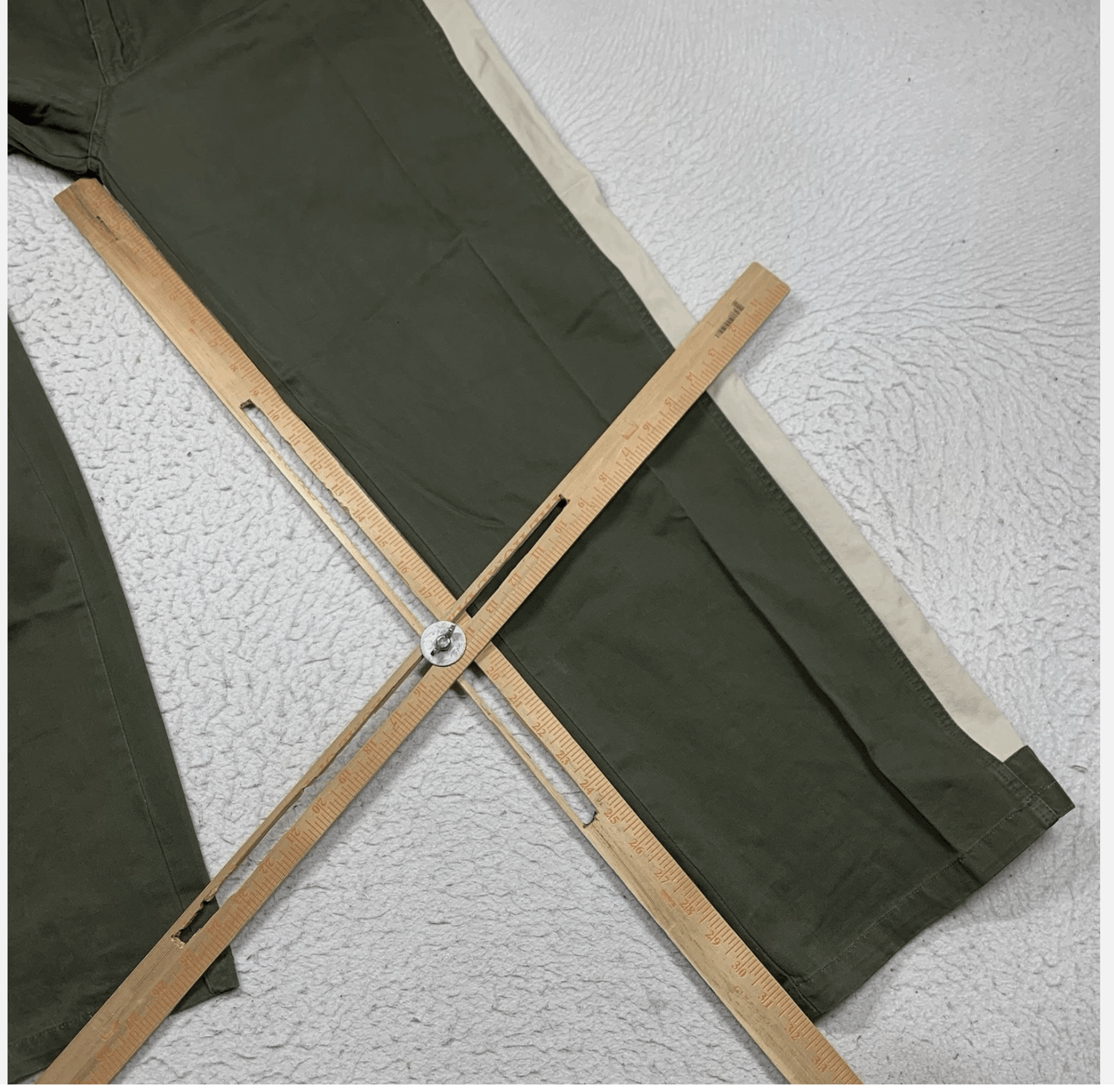 Wu-Tang Clan VINTAGE Wu Wear Pants 34x32 Green Twill Casual 90s Mens Size US 34 / EU 50 - 14 Thumbnail