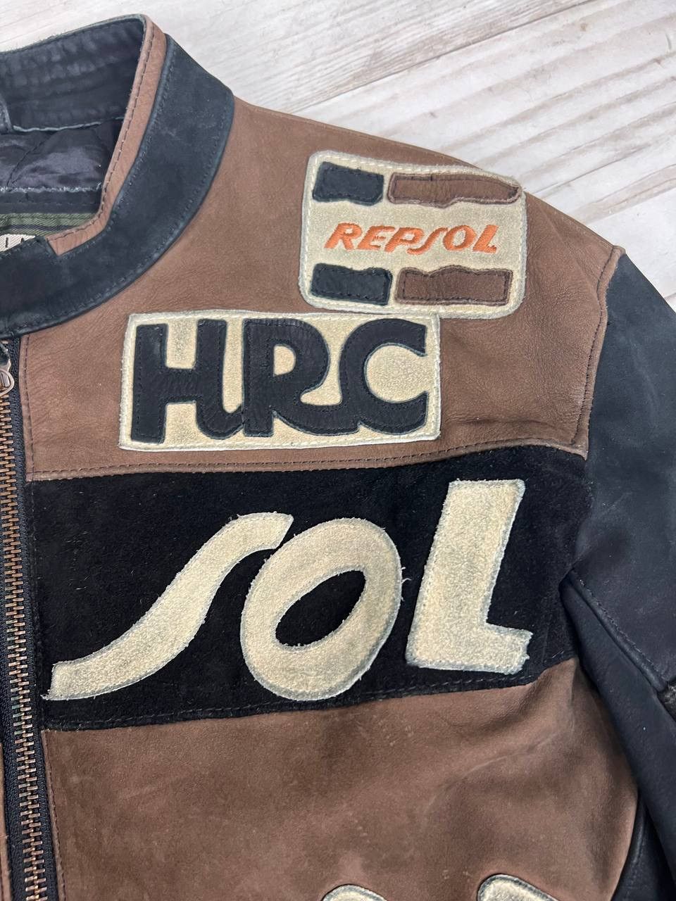 Honda Vintage HONDA Repsol Racing Motorcycle Leather Jacket 90s Size US S / EU 44-46 / 1 - 8 Thumbnail