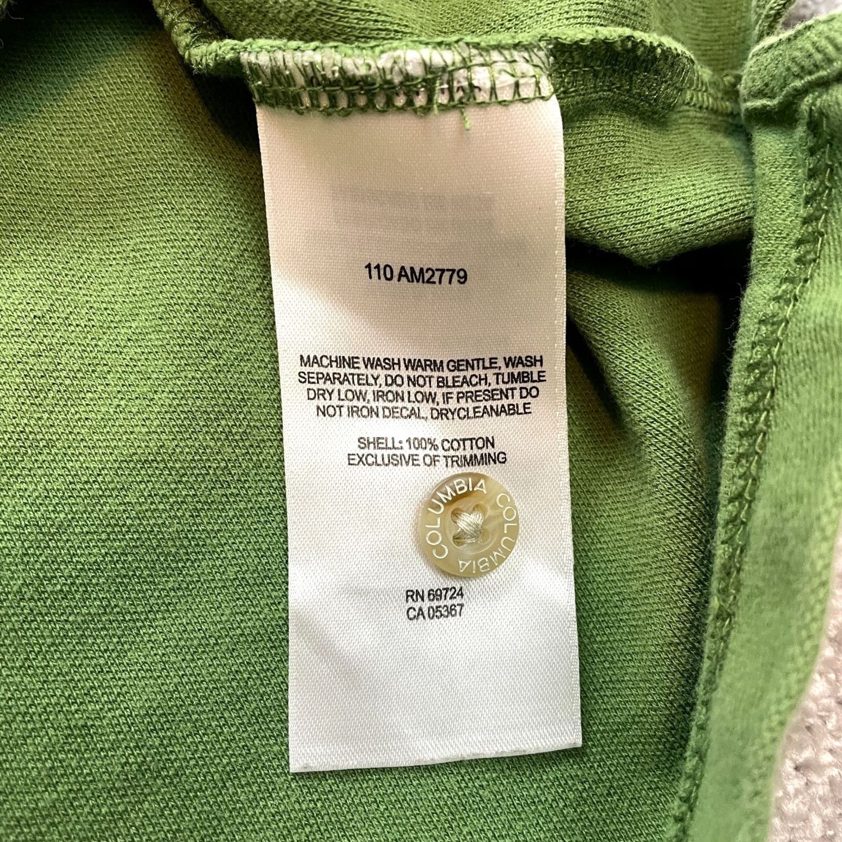 Vintage Columbia Polo Shirt Mens Large Green Cotton Golf Preppy Chest Logo Collar Shirt Short Sleeve Casual Size US L / EU 52-54 / 3 - 7 Thumbnail