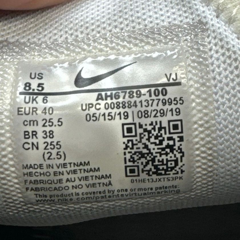 Nike Nike Air Max 270 Mesh White Running Sneakers women sz 8.5 Size US 8.5 / IT 38.5 - 6 Thumbnail