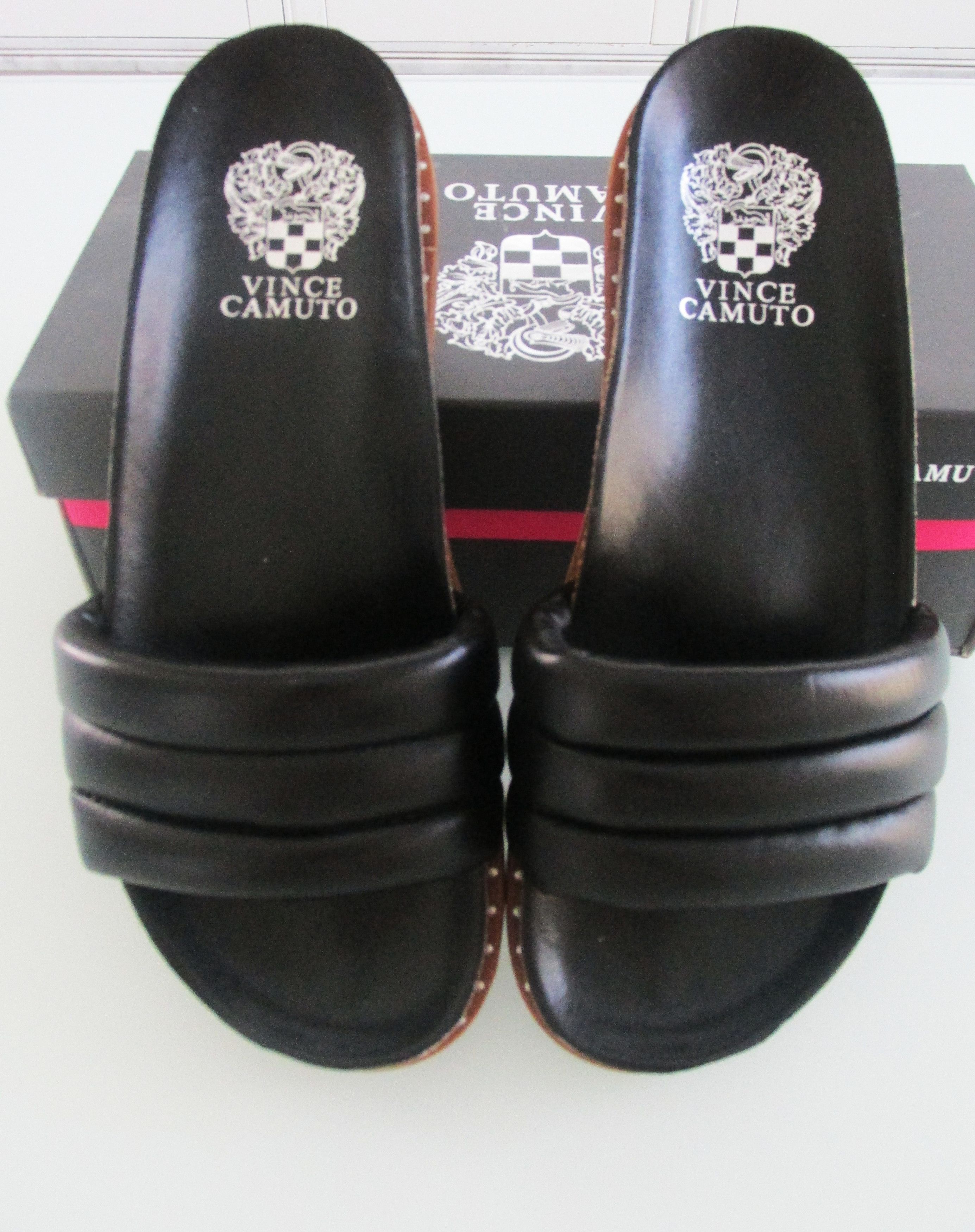 Vince Camuto Vince Camuto (New) Open Toe Slides Size 8 M Size US 8 / IT 38 - 1 Thumbnail
