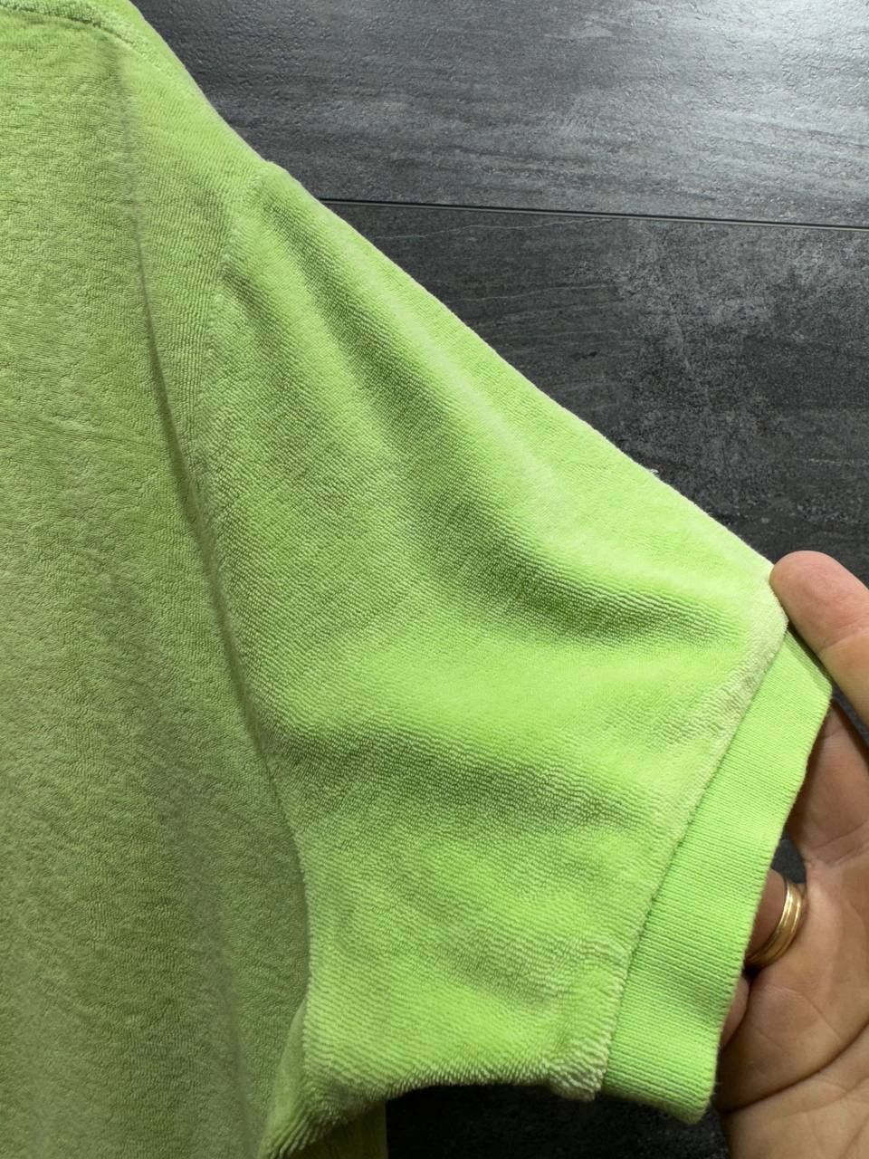Vintage Polo Ralph Lauren Polo Pile Shirt Fluorescent Green Size US XL / EU 56 / 4 - 14 Thumbnail