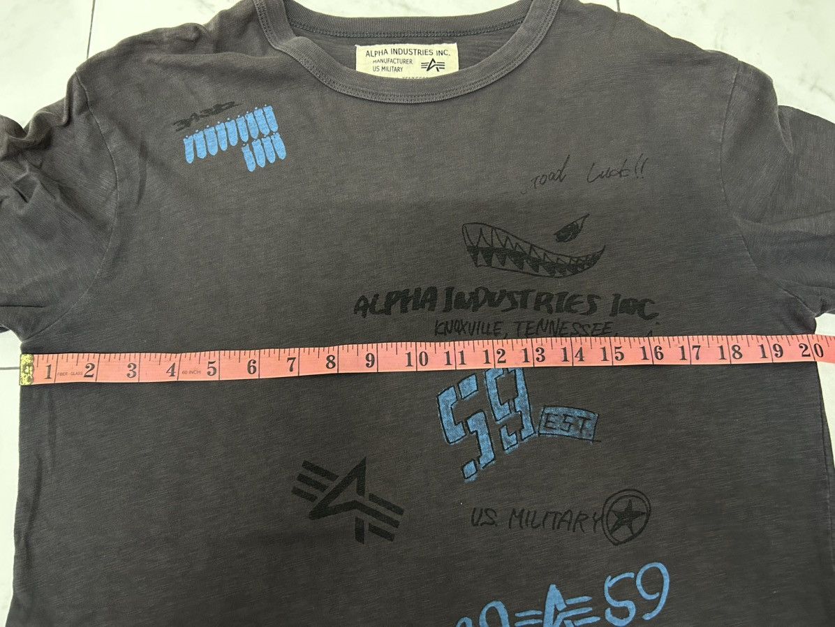 Alpha Industries VINTAGE ALPHA INDUSTRIES LONG SLEEVE TEE Size US M / EU 48-50 / 2 - 8 Thumbnail
