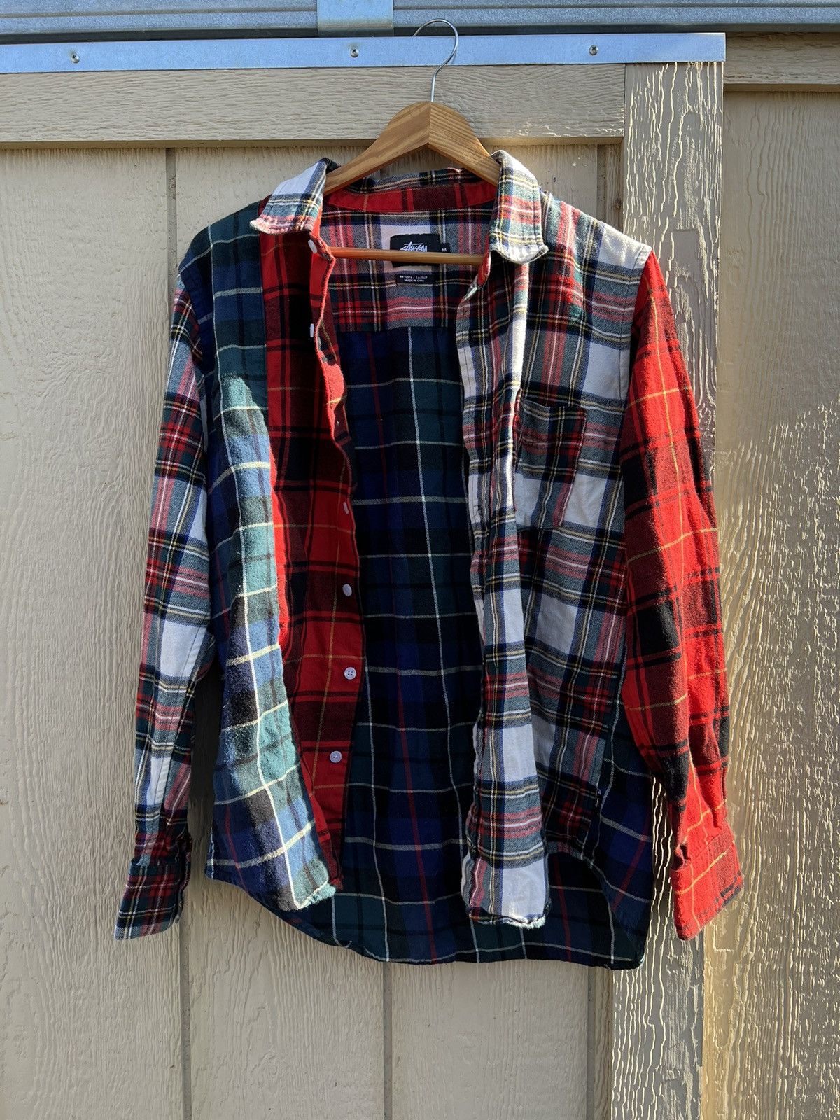 Stussy Multi plaid stussy flannel Size US M / EU 48-50 / 2 - 2 Thumbnail