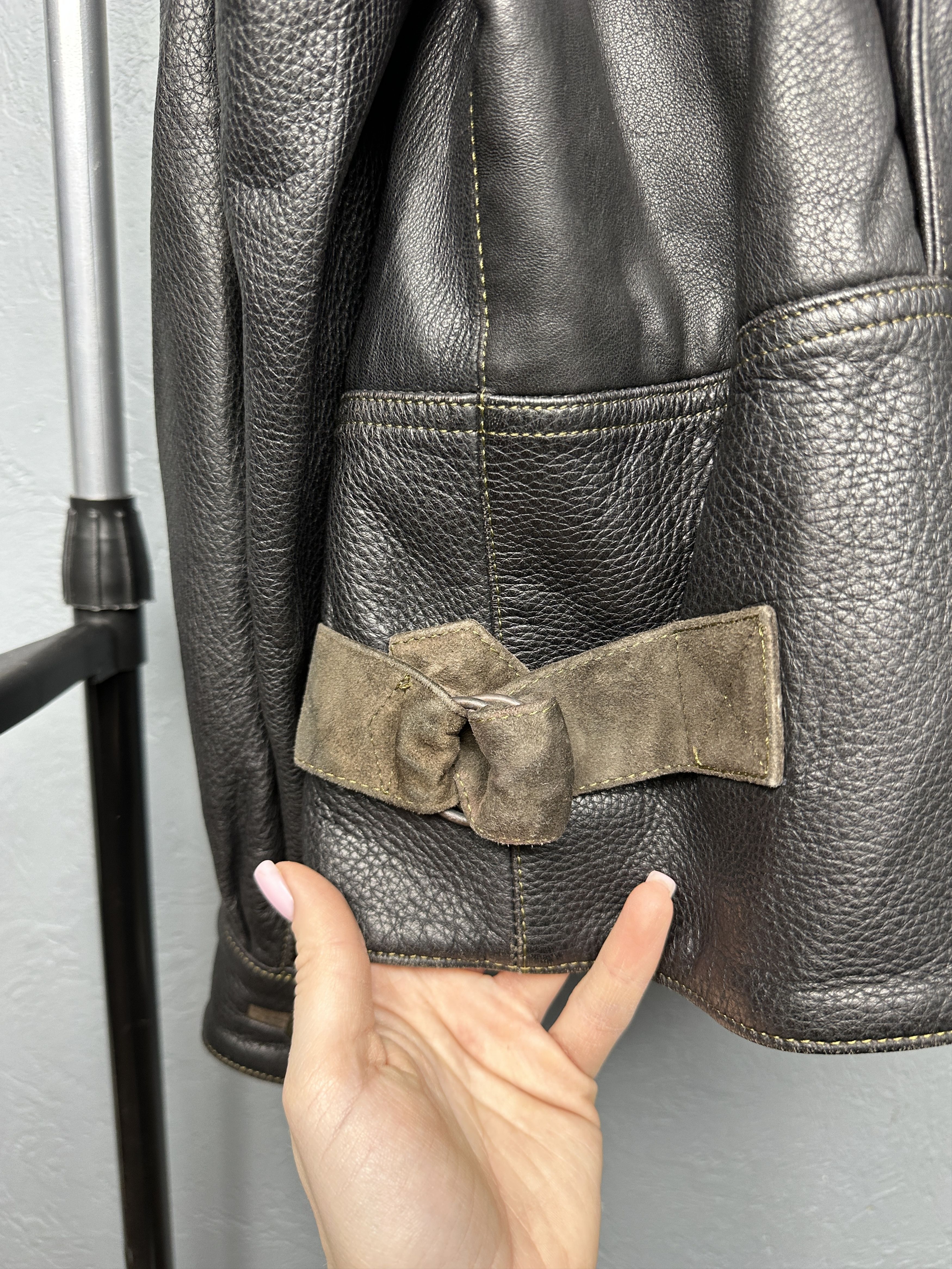 Vintage Meindl 90s Vintage Mens Leather Jacket Size US M / EU 48-50 / 2 - 13 Thumbnail