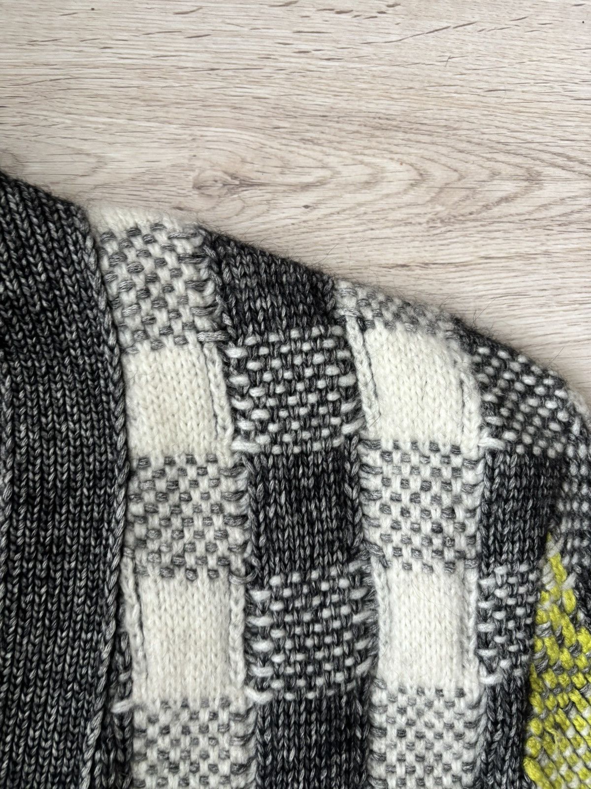 Alexander McQueen MCQ ALEXANDER MCQUEEN Checked knitted cardigan Size S / US 4 / IT 40 - 12 Thumbnail