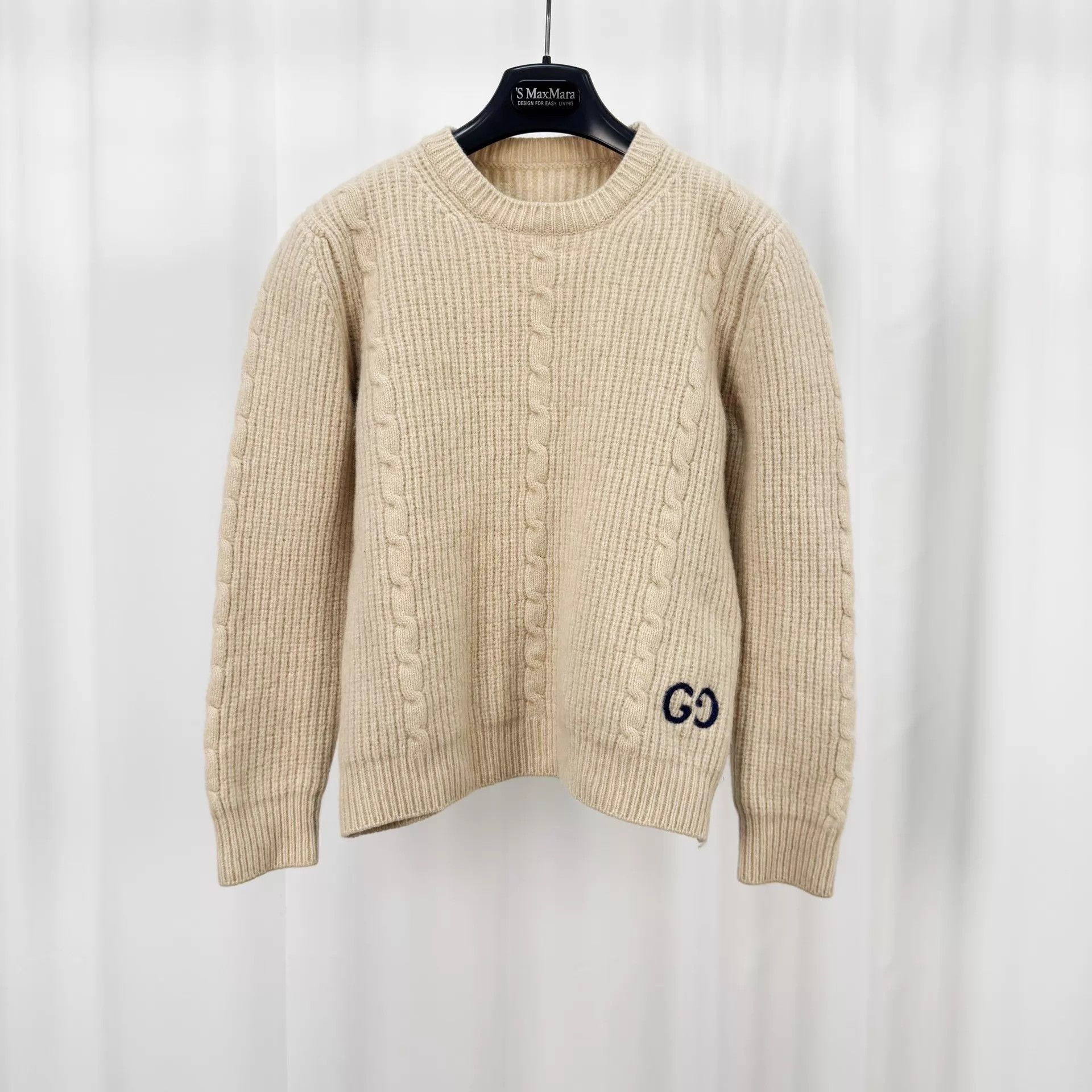 Gucci Gucci GG Embroidered Wool Knit Sweater XS 98 New Size XS / US 0-2 / IT 36-38 - 1 Thumbnail