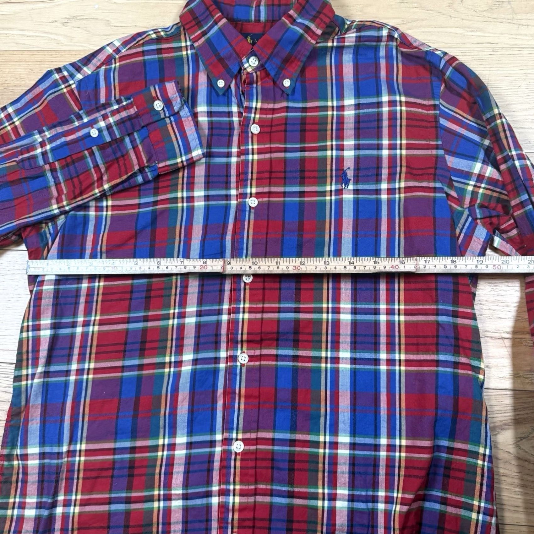 Polo Ralph Lauren Polo Ralph Lauren Shirt Mens Medium Custom Gingham Plaid Long Sleeve Button-Up Multicolor Size US M / EU 48-50 / 2 - 3 Thumbnail