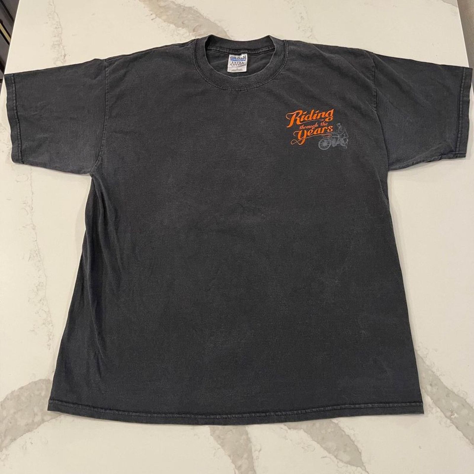 Gildan Vintage 97 Riding Through The Years Motorcycle TShirt Men XL Size US XL / EU 56 / 4 - 1 Thumbnail