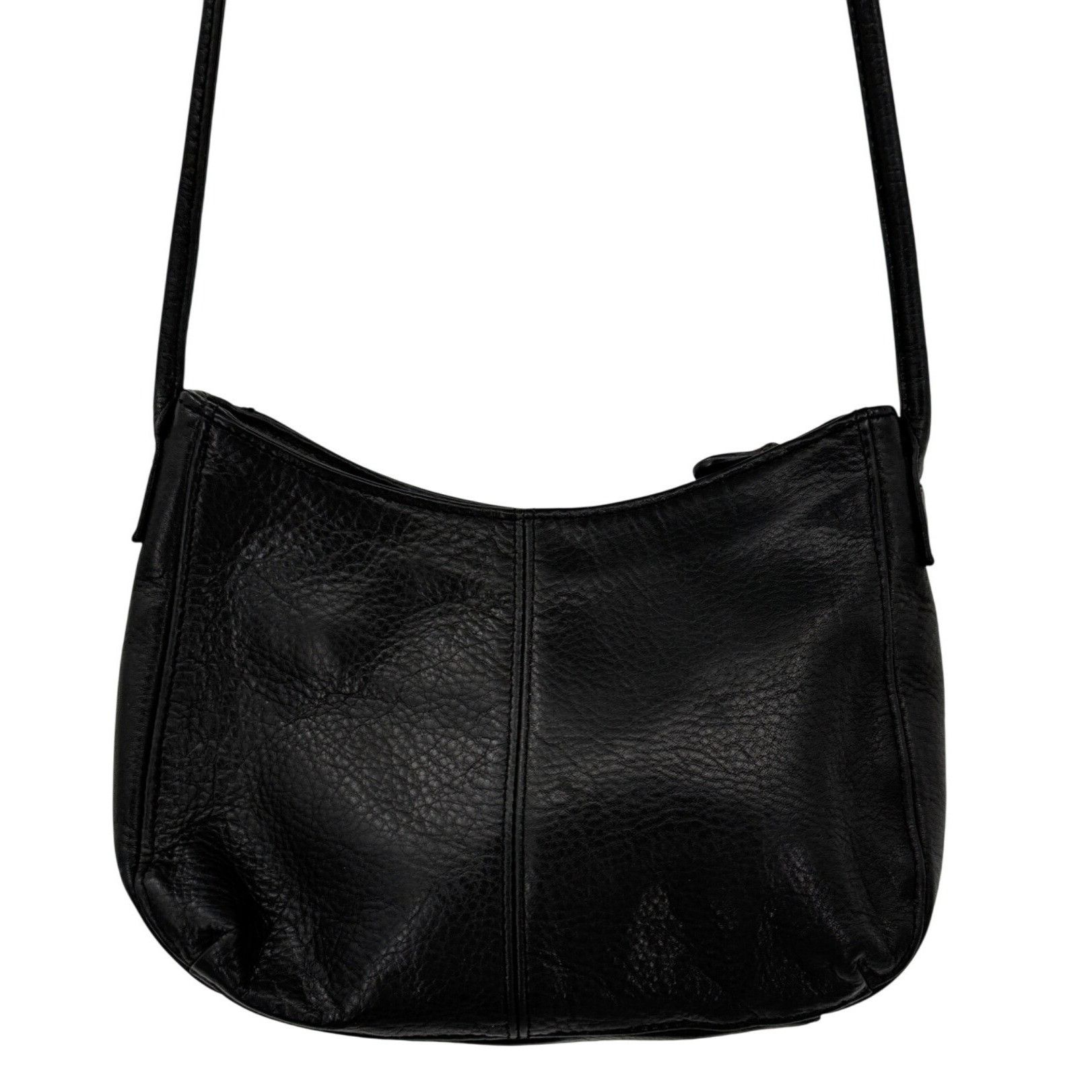 Fossil Vintage Fossil Black Leather Crossbody Bag With Key Charm Size ONE SIZE - 9 Thumbnail