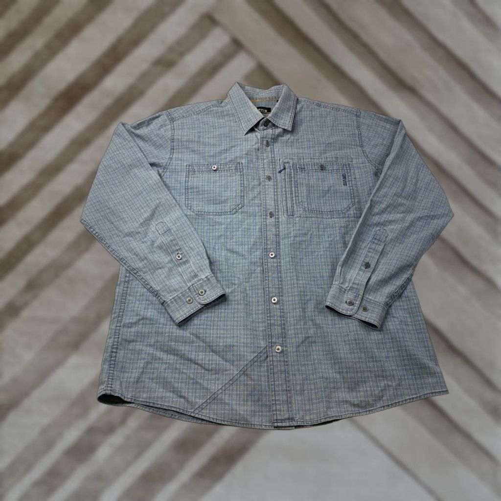 Orvis Orvis Mens Shirt Performance Plaid Blue Button-Up Size US XL / EU 56 / 4 - 1 Thumbnail