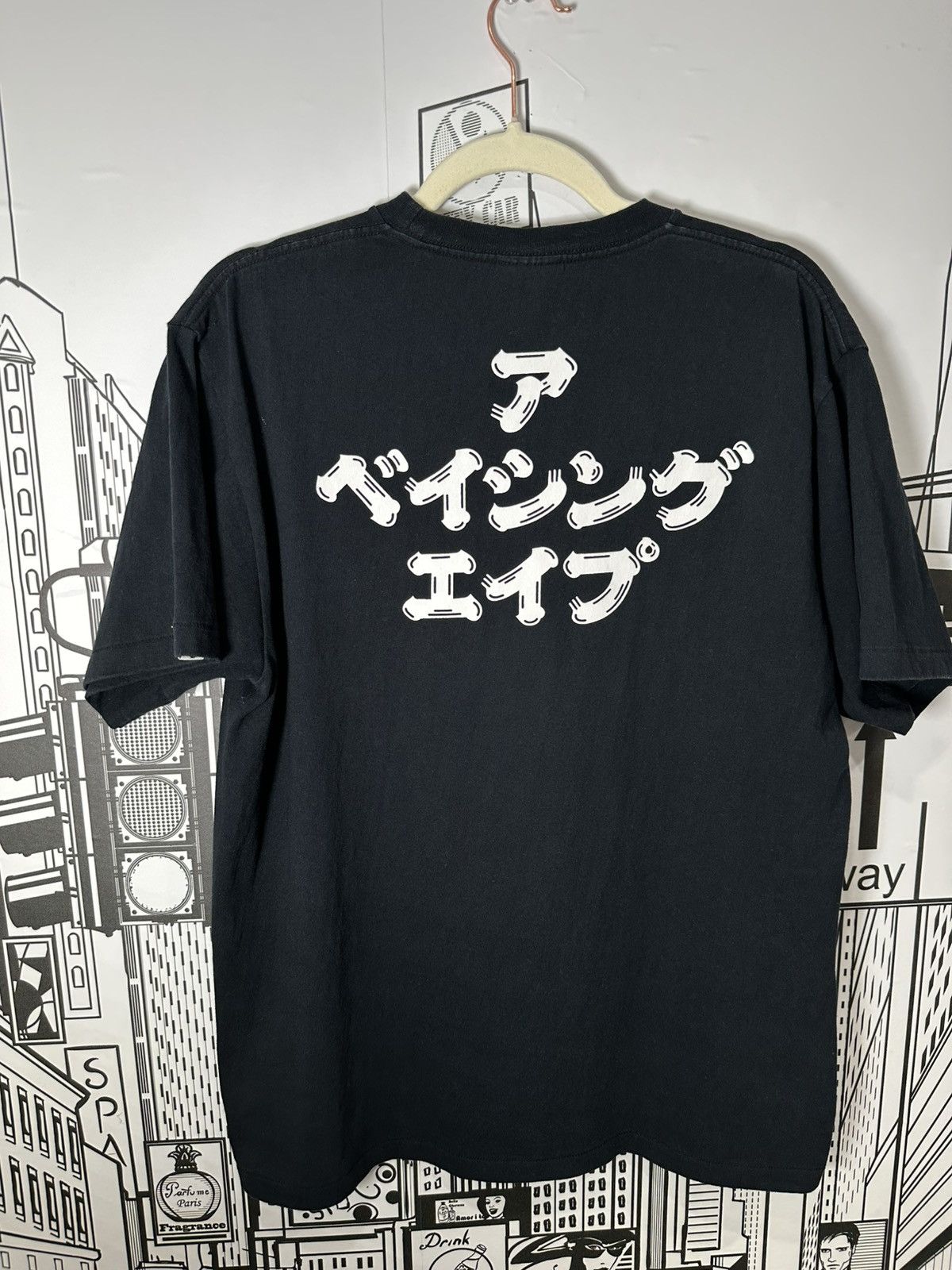 Bape Bape Star Bapesta Logo tee Black Large Size US L / EU 52-54 / 3 - 2 Thumbnail