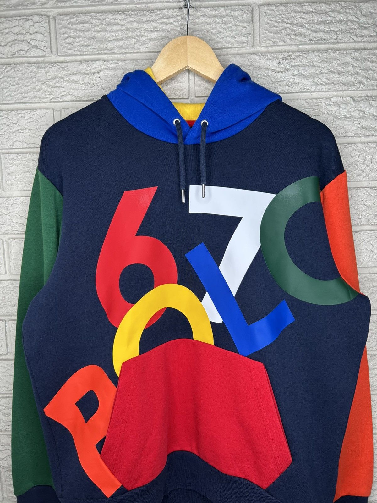 Polo Ralph Lauren Polo Ralph Lauren Color Block Logo Hoodie Size US M / EU 48-50 / 2 - 3 Thumbnail