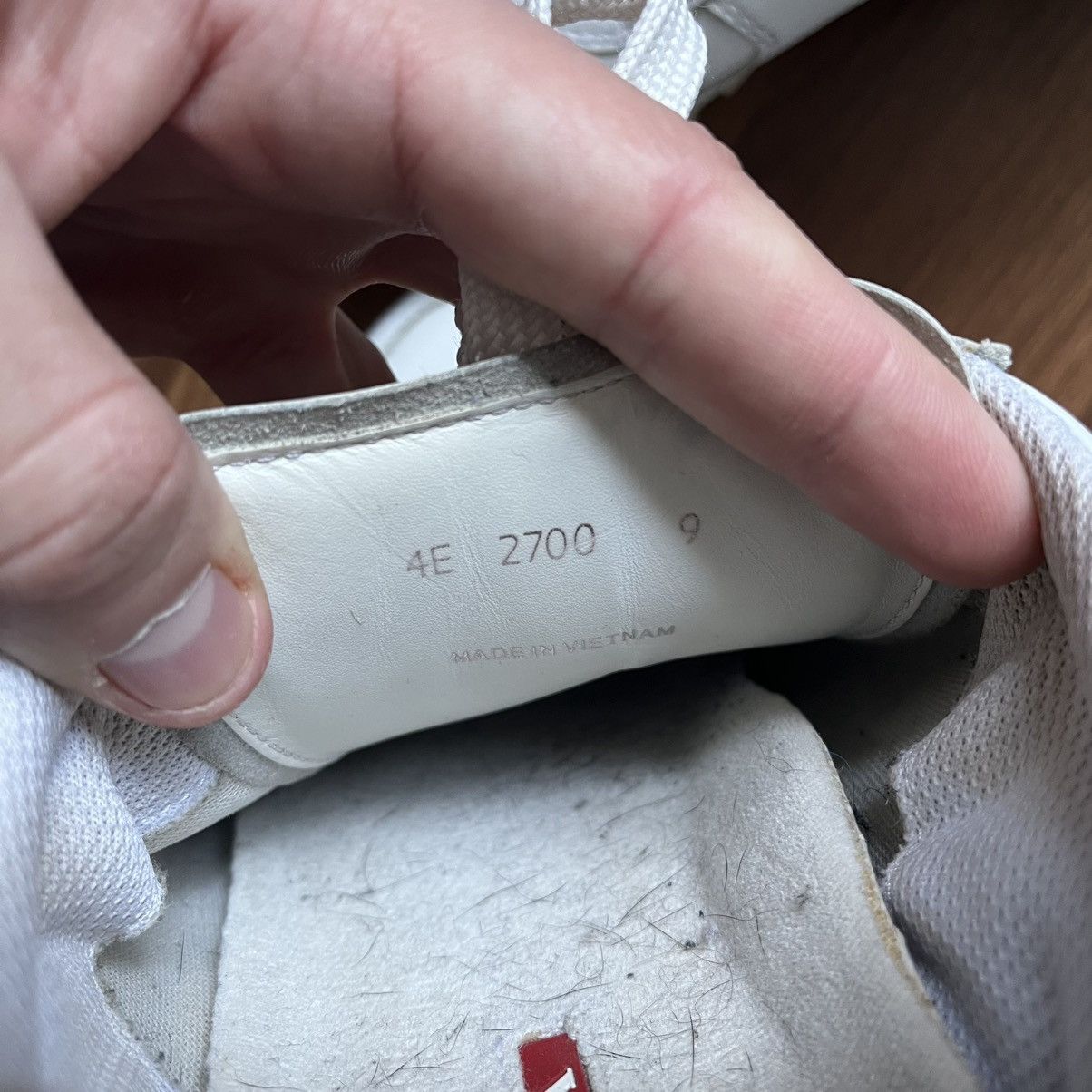 Prada Prada low-top sneakers white sneakers red label Size US 9 / EU 42 - 13 Thumbnail