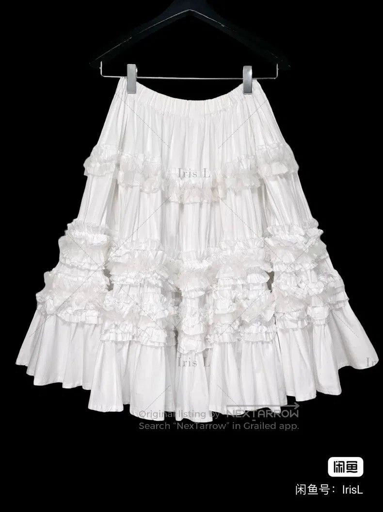 Comme des Garcons Comme Des Garcons size S Layered, lace, pleats, tiered, pu Size 22" - 4 Thumbnail