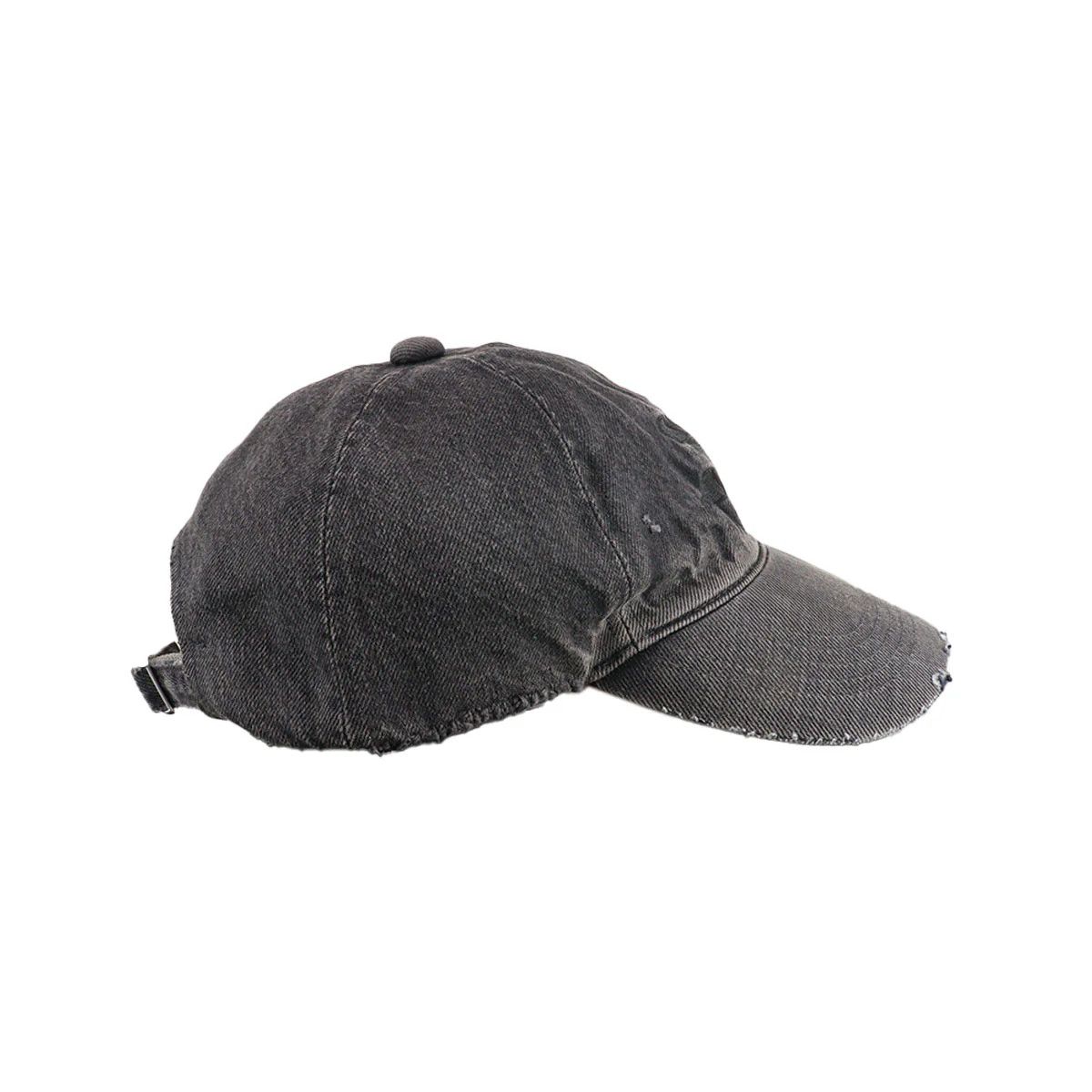 Vuja De Vuja De x Why are you here? Kai PL Denim Destroyed Hat Size ONE SIZE - 3 Thumbnail