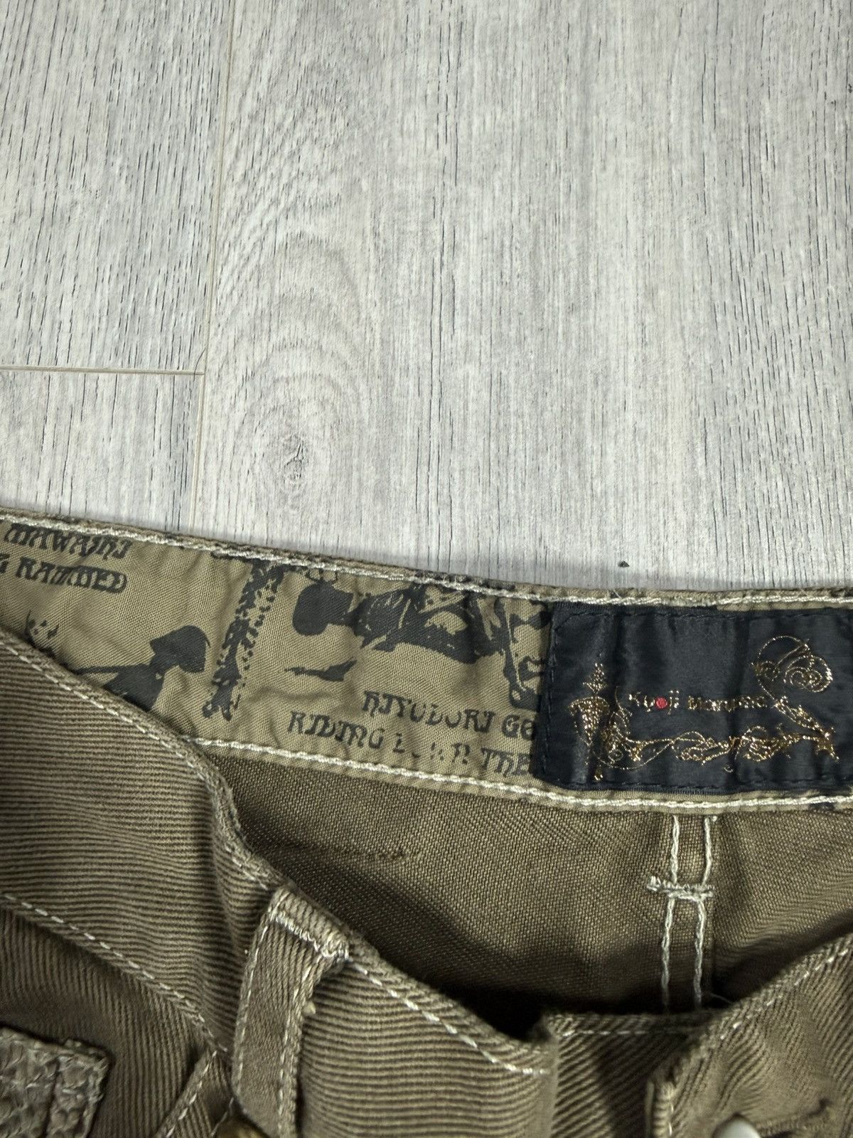 Japanese Brand Kyoji Maruyama archive cargo jeans Y2K Japan designer rare Size US 32 / EU 48 - 8 Thumbnail