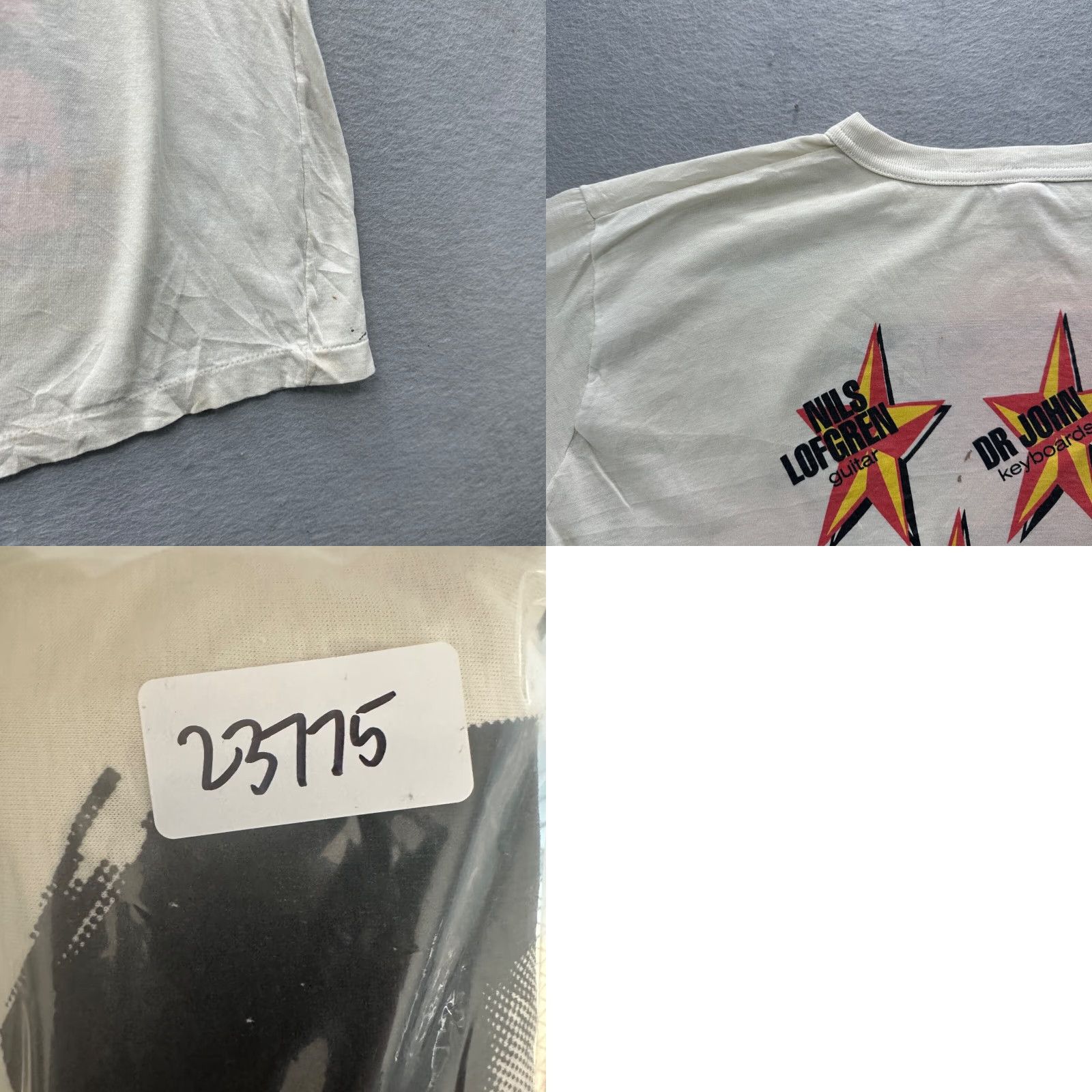 Vintage VINTAGE Brockum Beatles Shirt T-Shirt SS Ringo Starr And His All-Starr Band Tour 1989 White Mens L Band, Music, 80s Size US L / EU 52-54 / 3 - 11 Thumbnail
