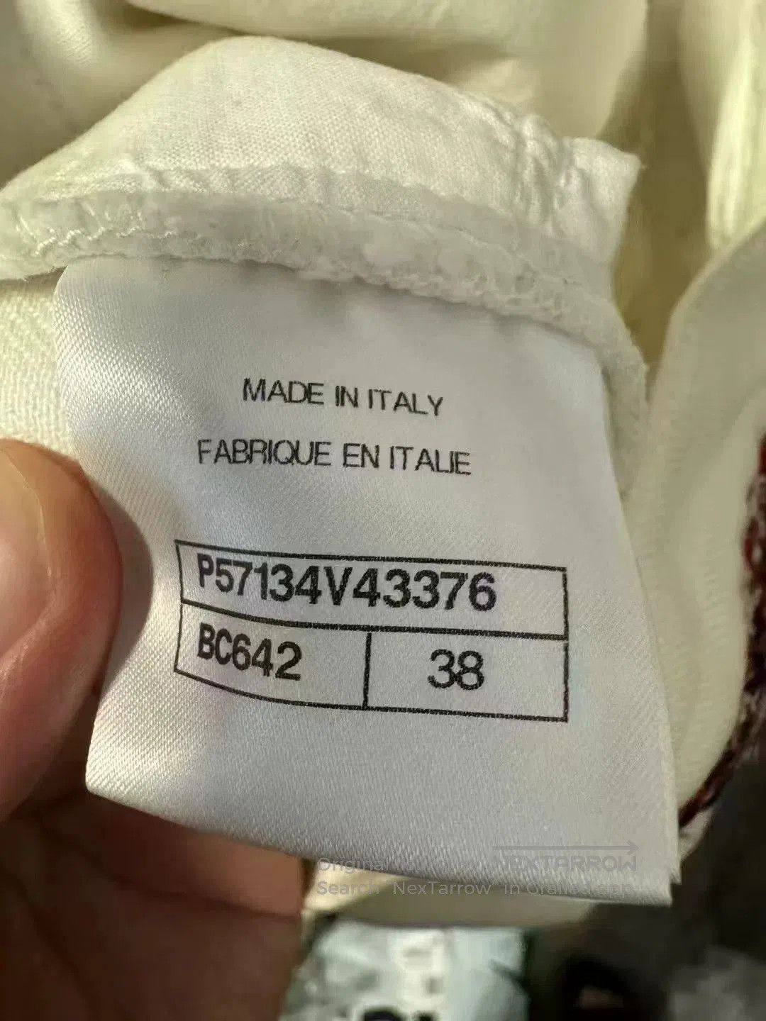 Chanel Chanel White Denim Skirt. Size 37" - 4 Thumbnail
