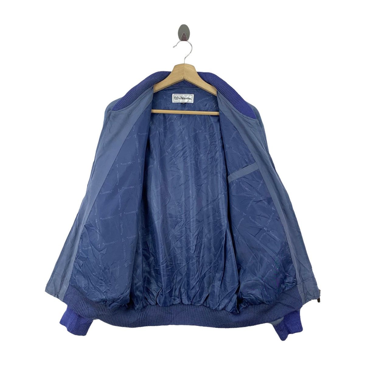Valentino × Vintage Vintage Via VALENTINO Italian Fashion Designer Bomber Jacket Size US M / EU 48-50 / 2 - 3 Thumbnail