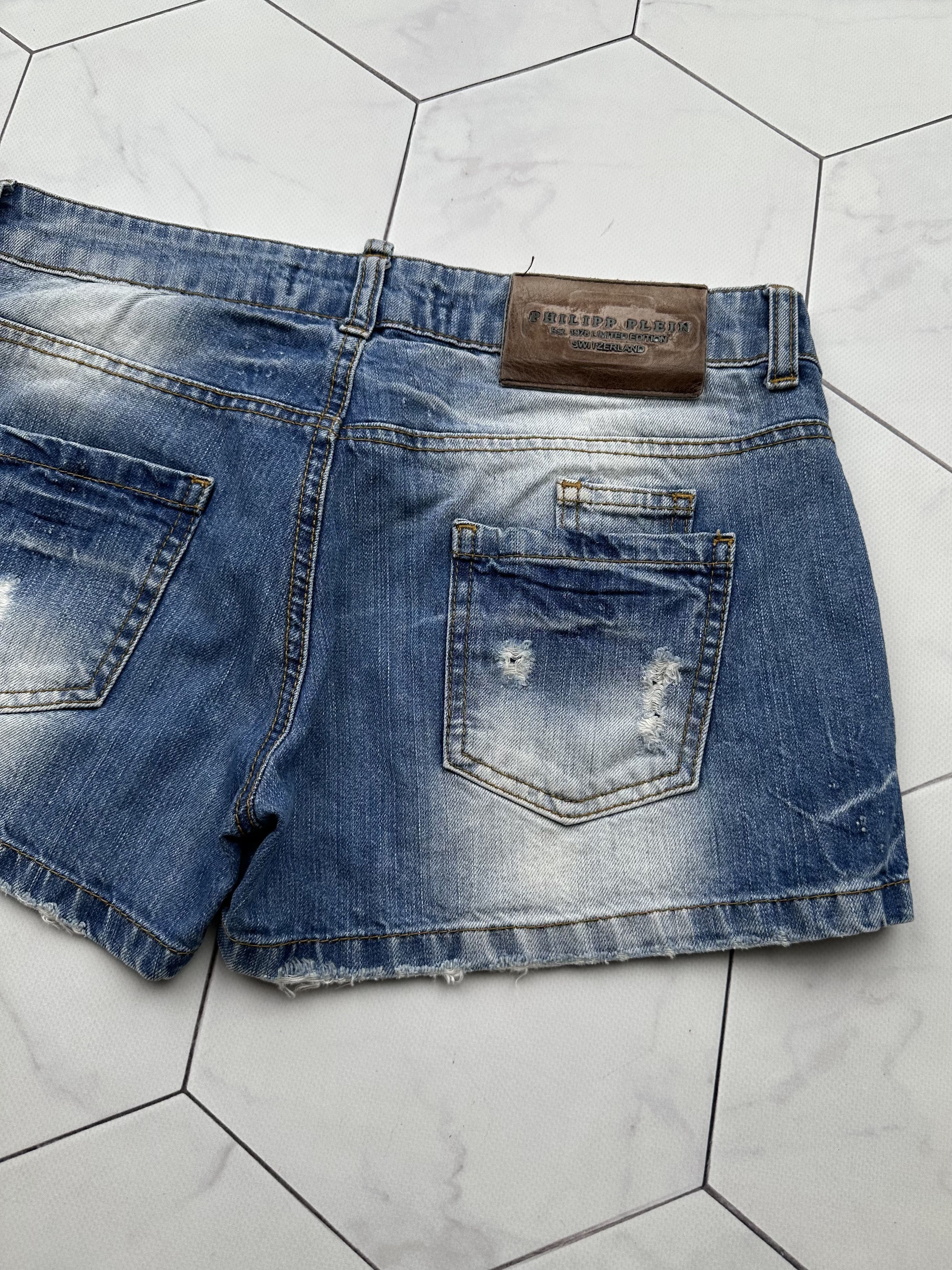 Philipp Plein Philipp Plein Vintage Mini Shorts (B335) Size 29" - 10 Thumbnail