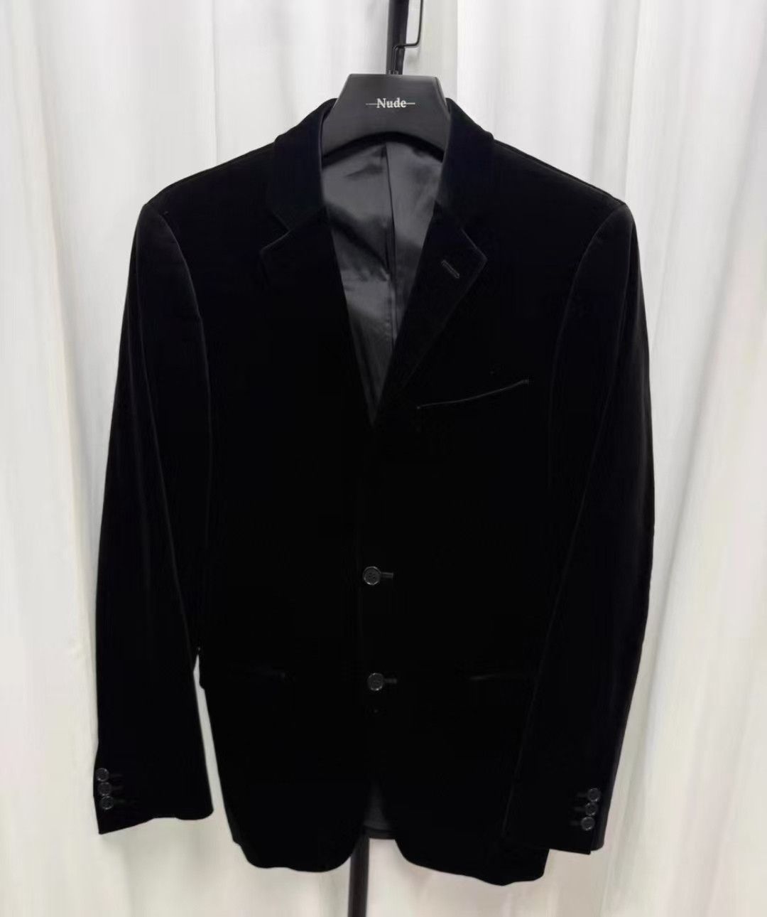 Hermes Hermes Black Velvet Blazer Size 44 - dmc Size US L / EU 52-54 / 3 - 8 Thumbnail