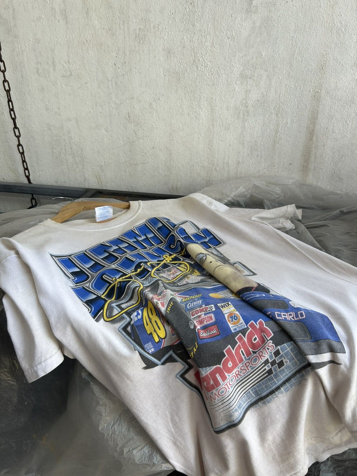 NASCAR jimmie johnson 2003 nascar tee Size US XL / EU 56 / 4 - 5 Thumbnail