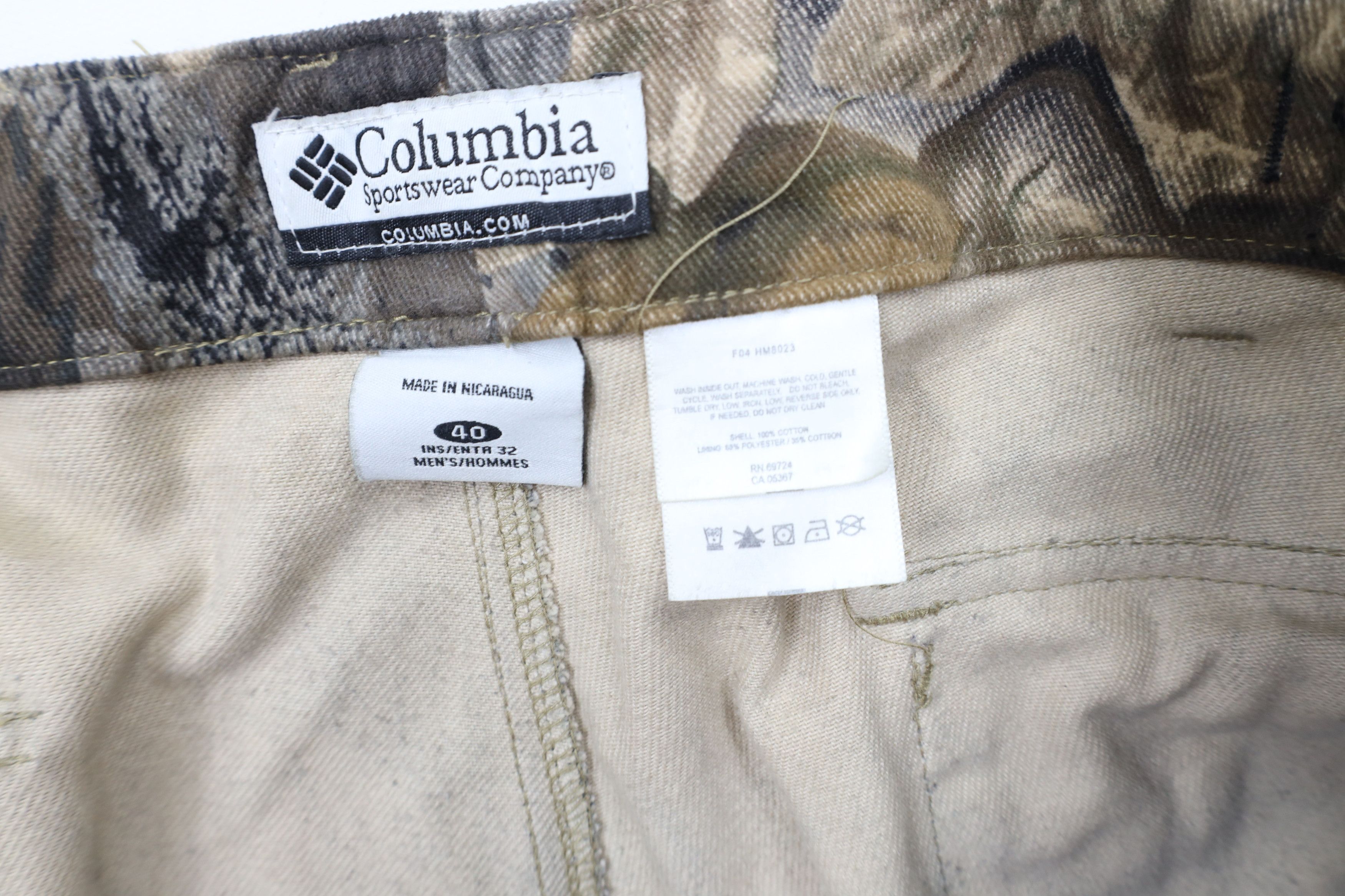Columbia × Vintage Vintage 90s Columbia Camouflage Double Knee Wide Leg Pants Size US 40 / EU 56 - 7 Thumbnail