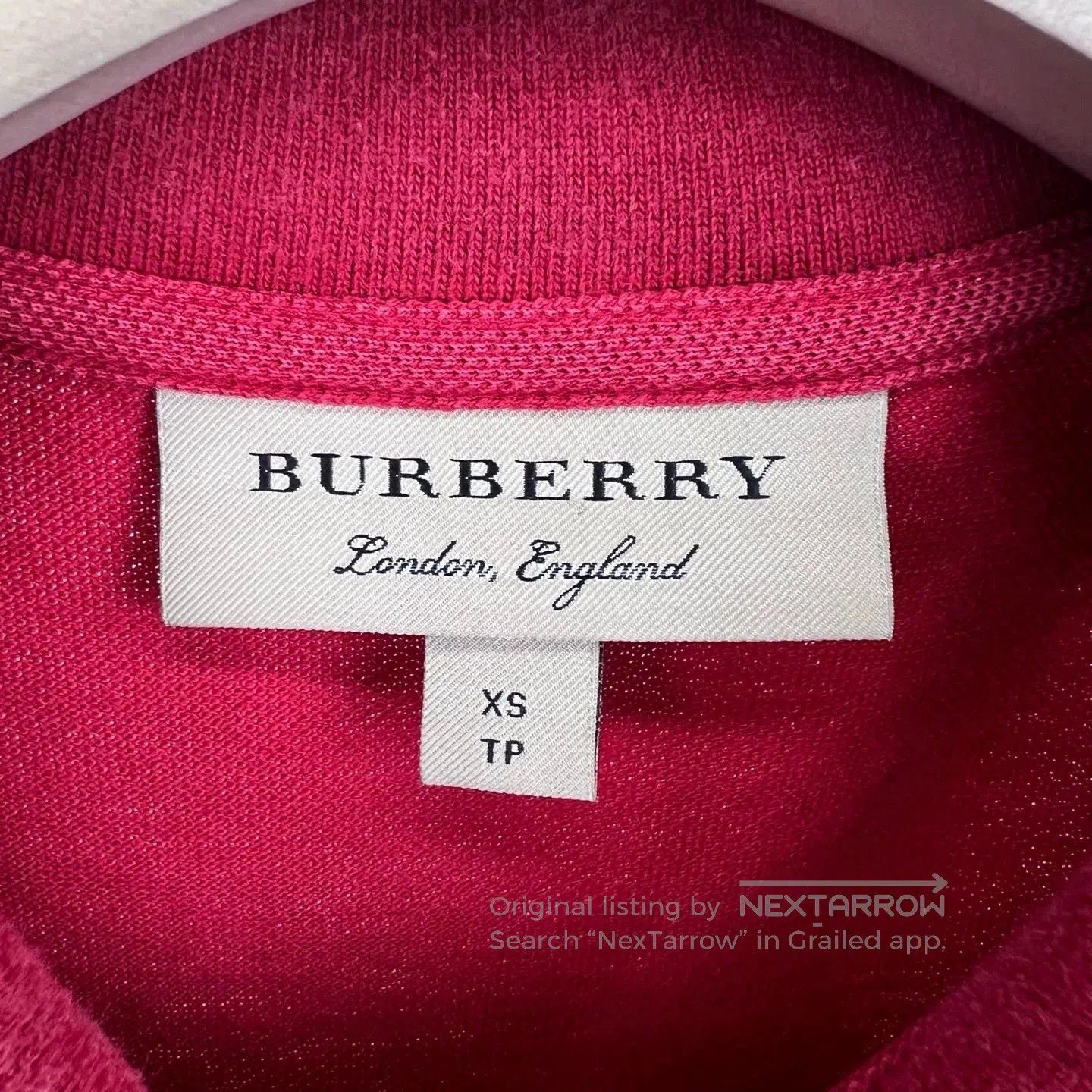 Burberry Burberry Red Equestrian Embroidered Polo. Size US XS / EU 42 / 0 - 3 Thumbnail
