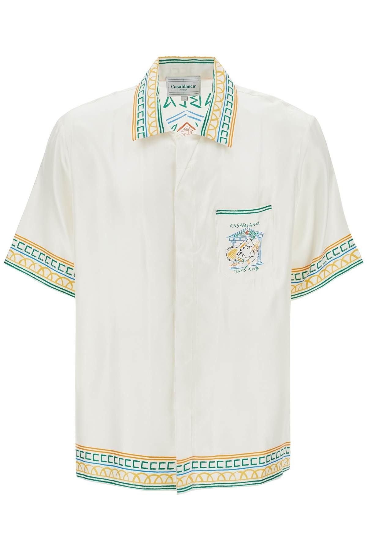 Casablanca os11x0725 Venus As A Boy Crayon Temple Tennis Club Shirt Size US L / EU 52-54 / 3 - 1 Thumbnail