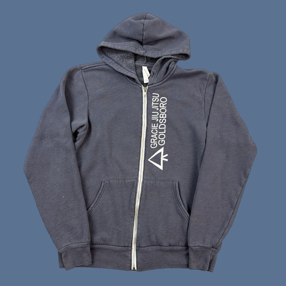 Vintage Gracie Jiu Jitsu Hoodie Women's Medium Blue Fleece Full Zip Bella + Canvas Shirt Adult Women Regular Blue Size M / US 6-8 / IT 42-44 - 1 Thumbnail