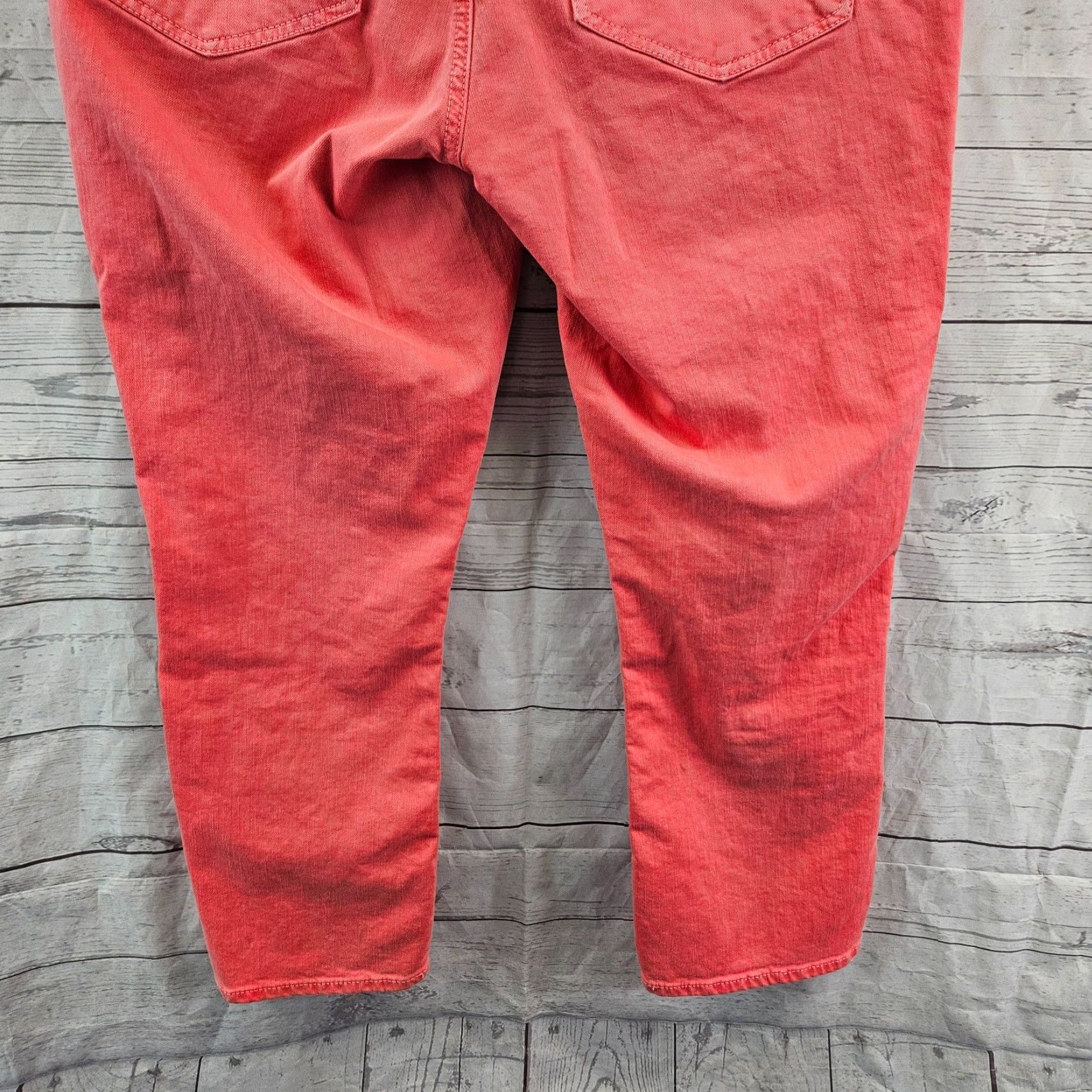 Loft LOFT Ann Taylor Womens Curvy Kick Crop Jeans Sz 6 Pink Mid Rise Jeans Cropped Denim Women Girls? Size 28" / US 6 / IT 42 - 5 Thumbnail