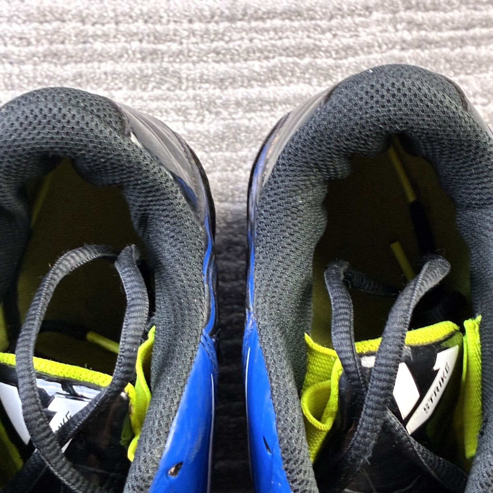 Nike Nike Vapor Strike 4 Low Football Cleats Mens 11.5 Blue Black Carbon Elite Size US 12 / EU 45 - 4 Thumbnail