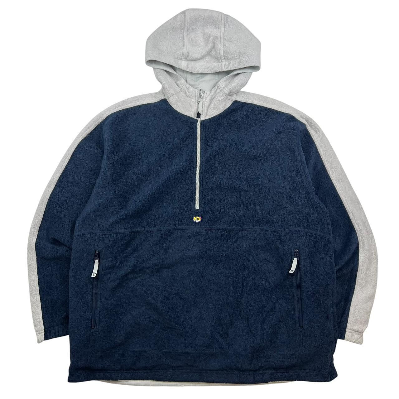 Nike Vintage Nike TN Reversible 1/4 Zip Fleece Hoodie Extra Large Size US XL / EU 56 / 4 - 1 Thumbnail