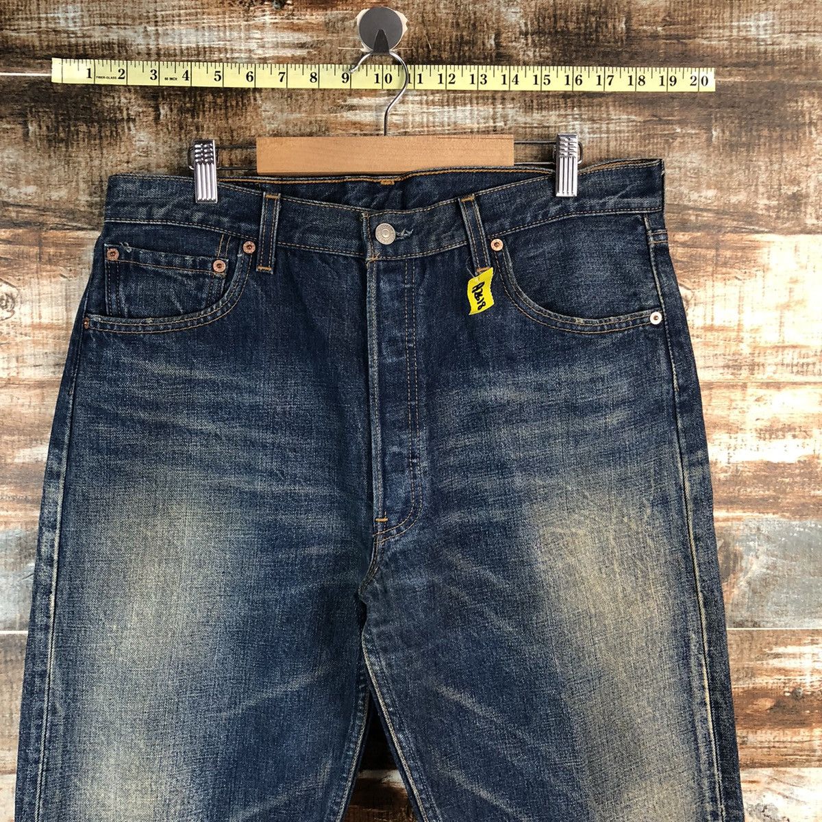 Levi's Levis 501 Blue Denim Pants #A2618 Size US 36 / EU 52 - 4 Thumbnail