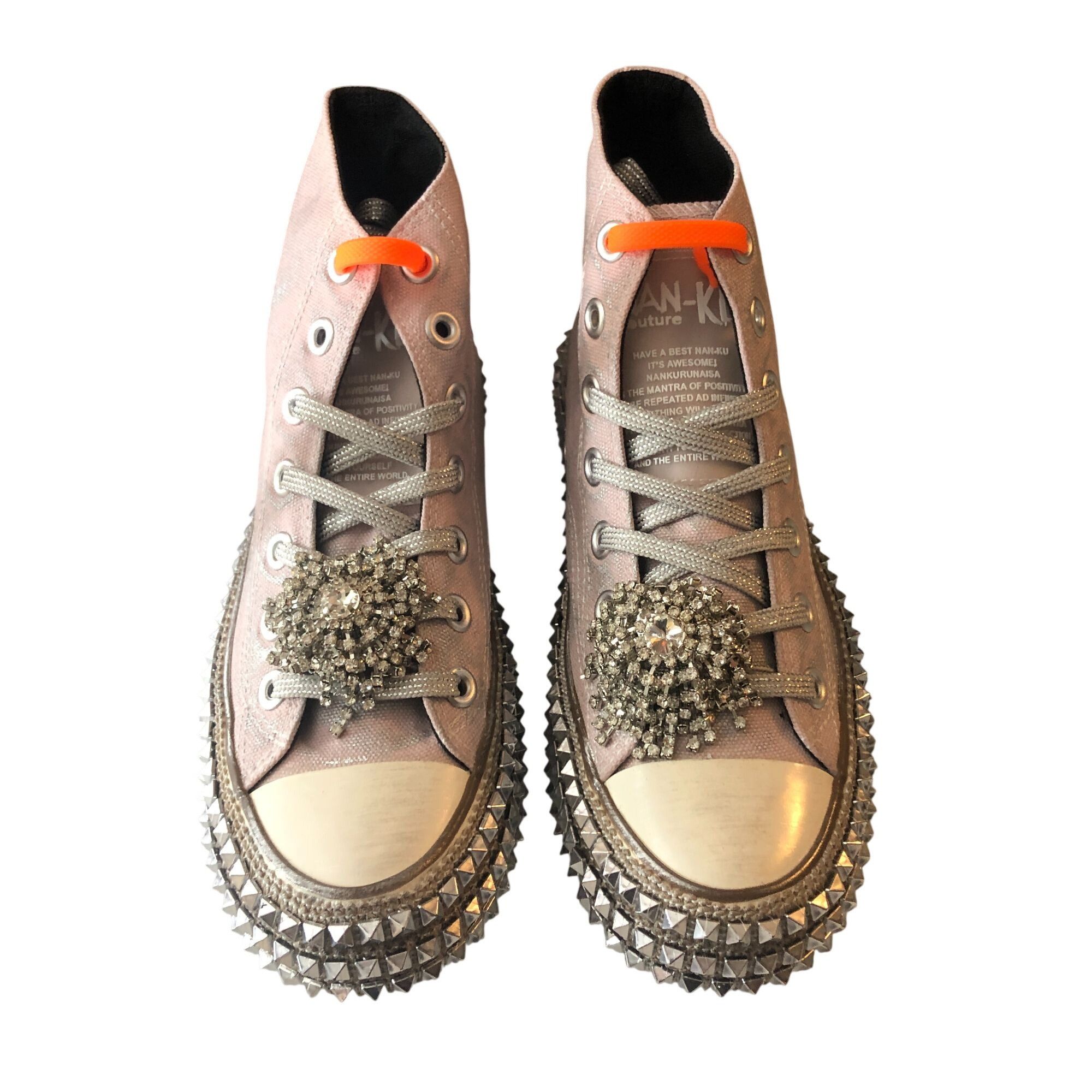 Free People Nan Ku Free People Cruise Studded Hi Top Sneakers Mellow Mau Size US 6 / IT 36 - 3 Thumbnail