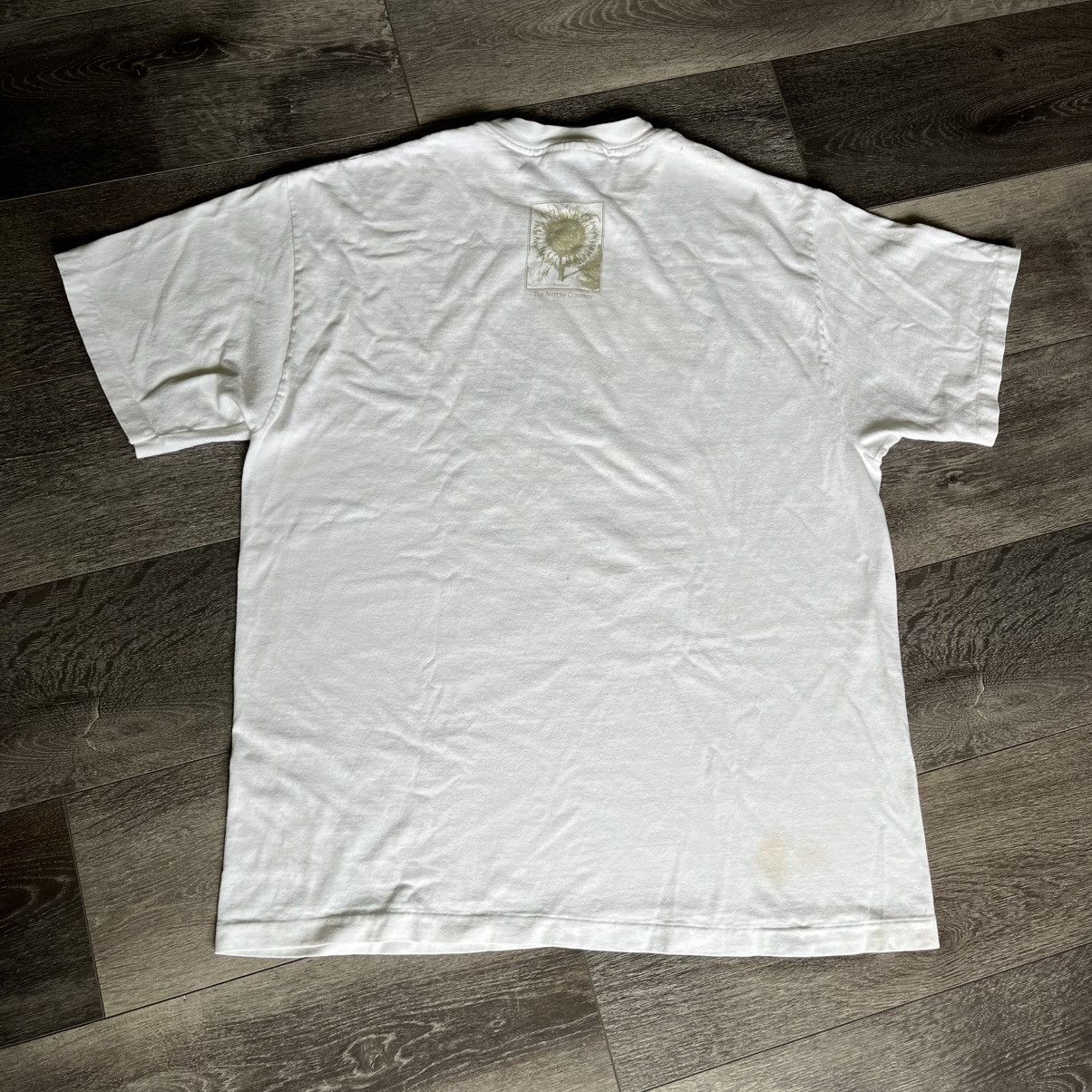 Vintage Vintage 90s Flos Solis Maior Sunflower Art Painting Logo Tee Size US L / EU 52-54 / 3 - 2 Thumbnail