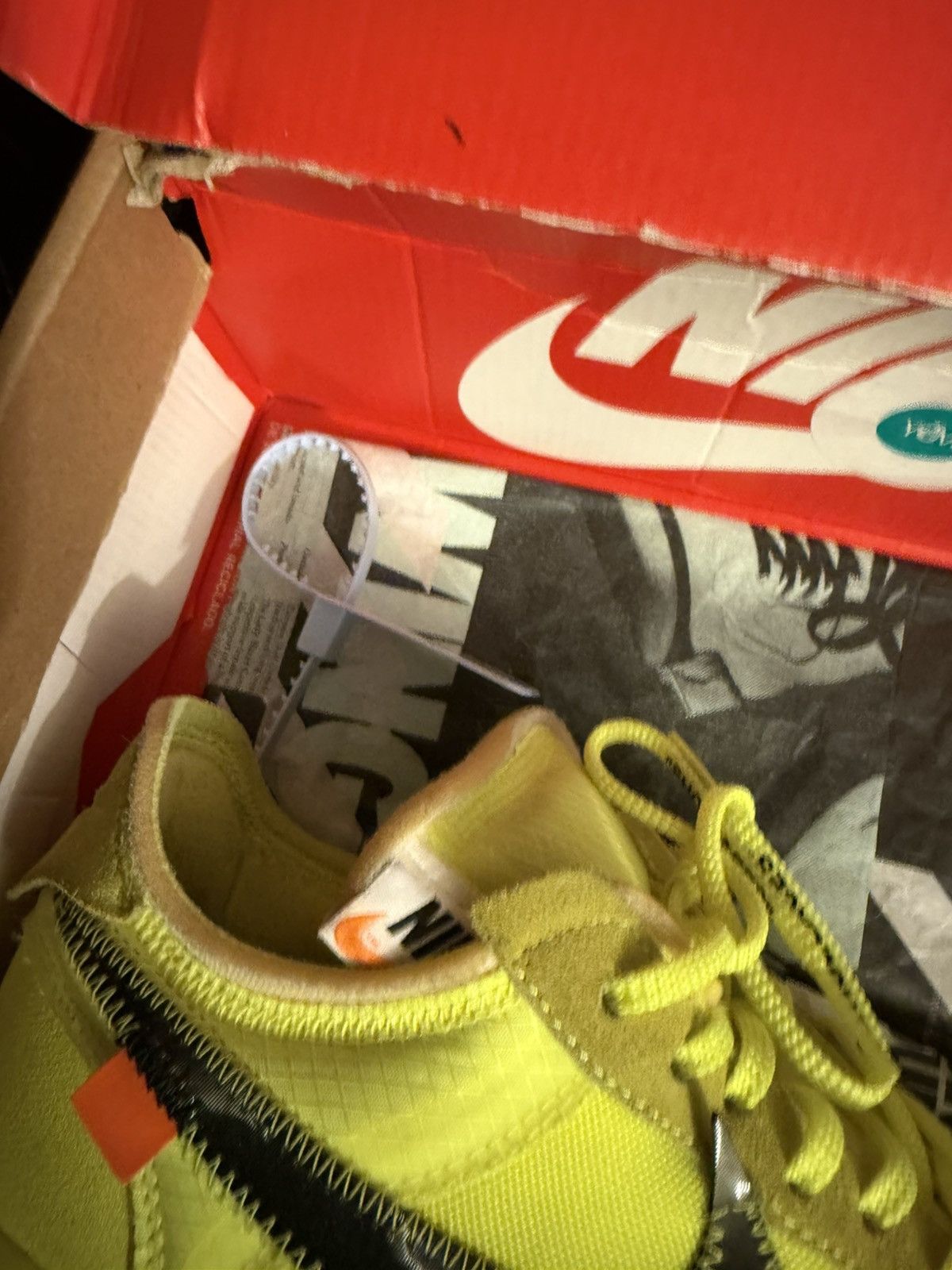 Nike × Off-White Nike off white airforce volt sz 10 Size US 10 / EU 43 - 13 Thumbnail